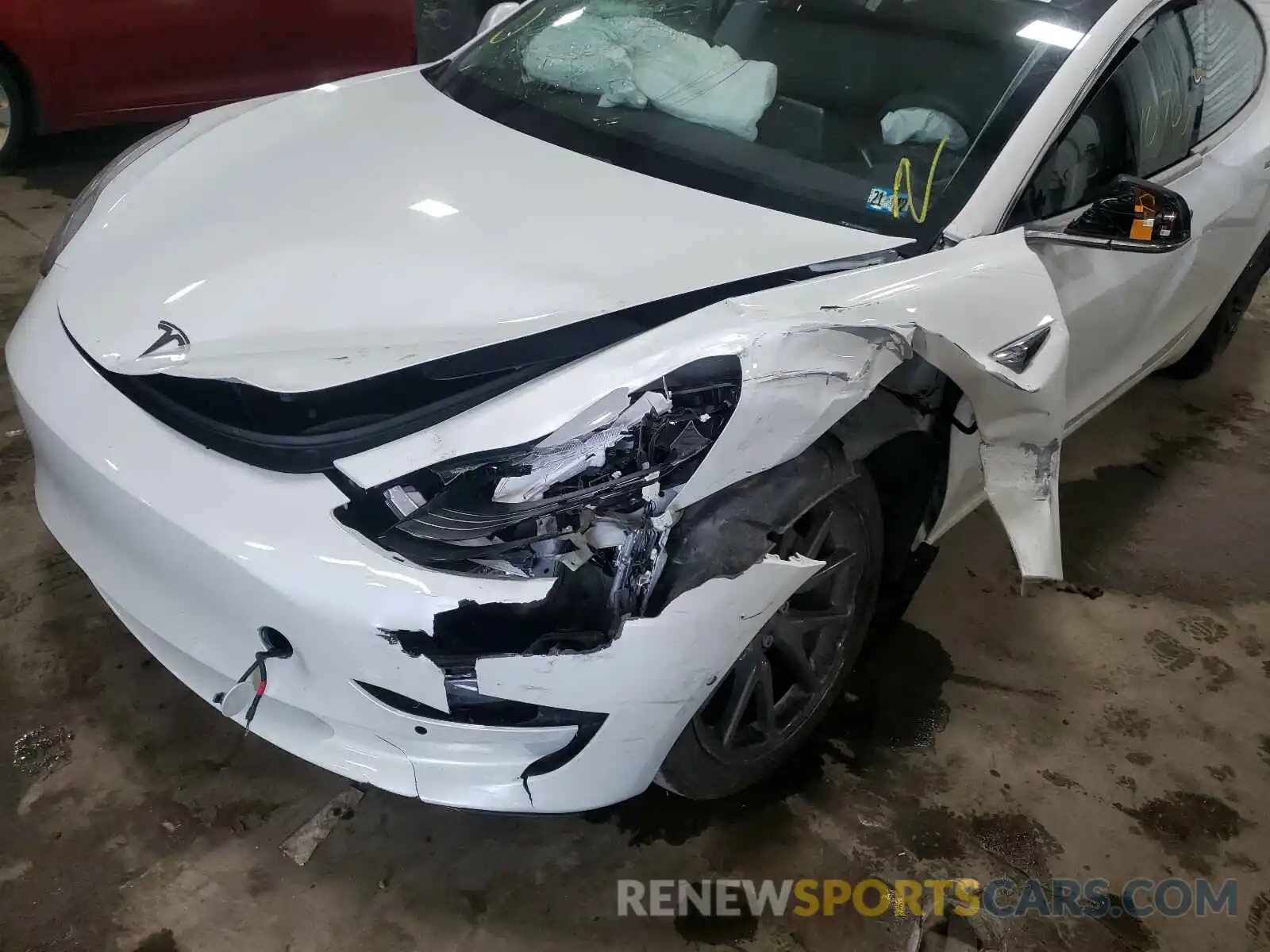 9 Photograph of a damaged car 5YJ3E1EB6KF418324 TESLA MODEL 3 2019