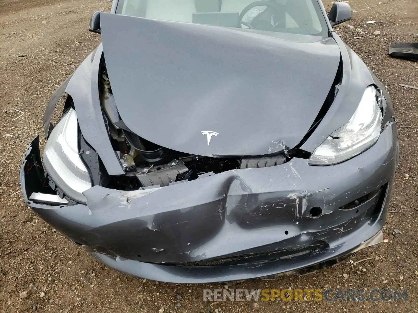 7 Photograph of a damaged car 5YJ3E1EB6KF421336 TESLA MODEL 3 2019