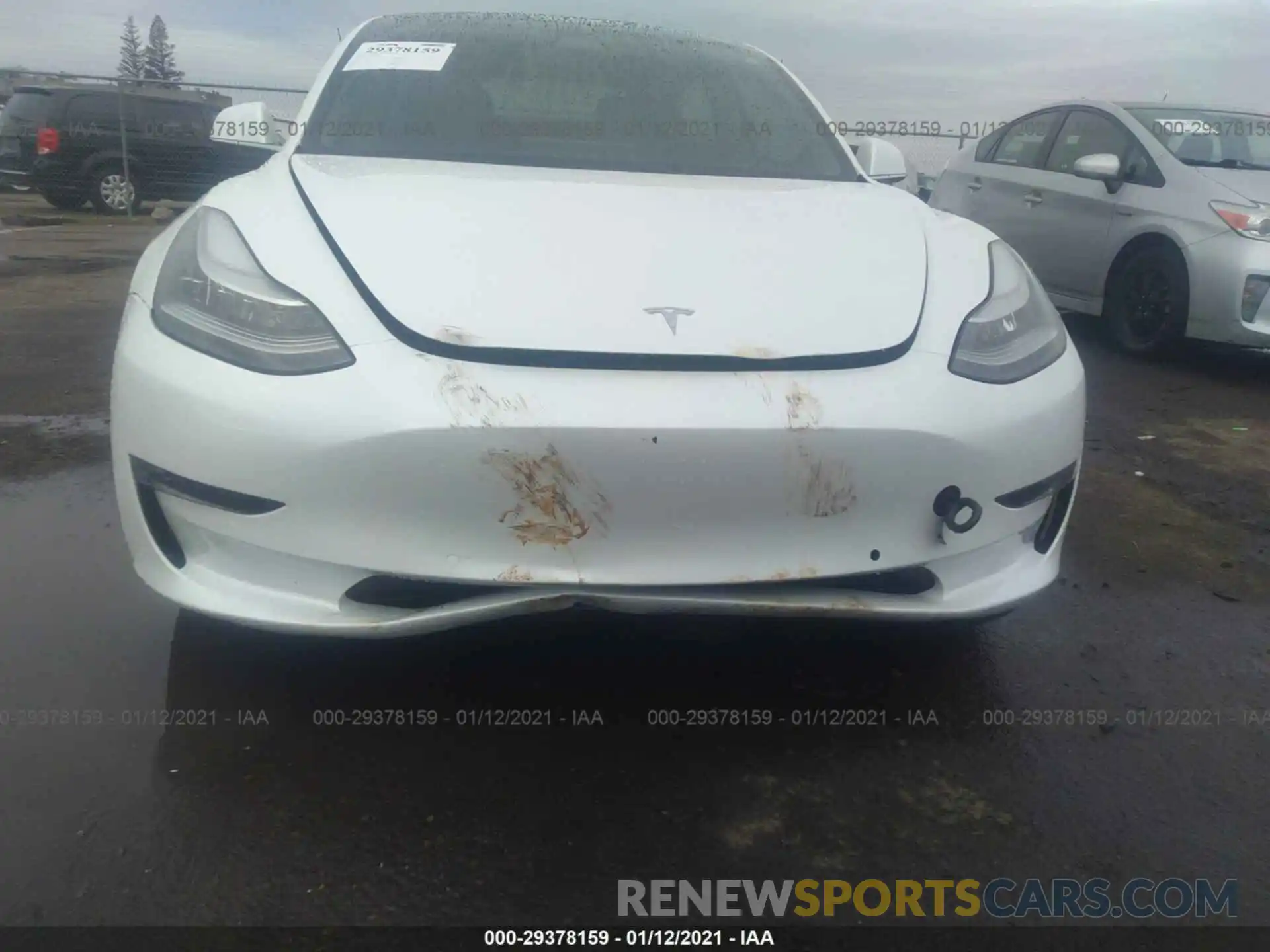 6 Photograph of a damaged car 5YJ3E1EB6KF425631 TESLA MODEL 3 2019