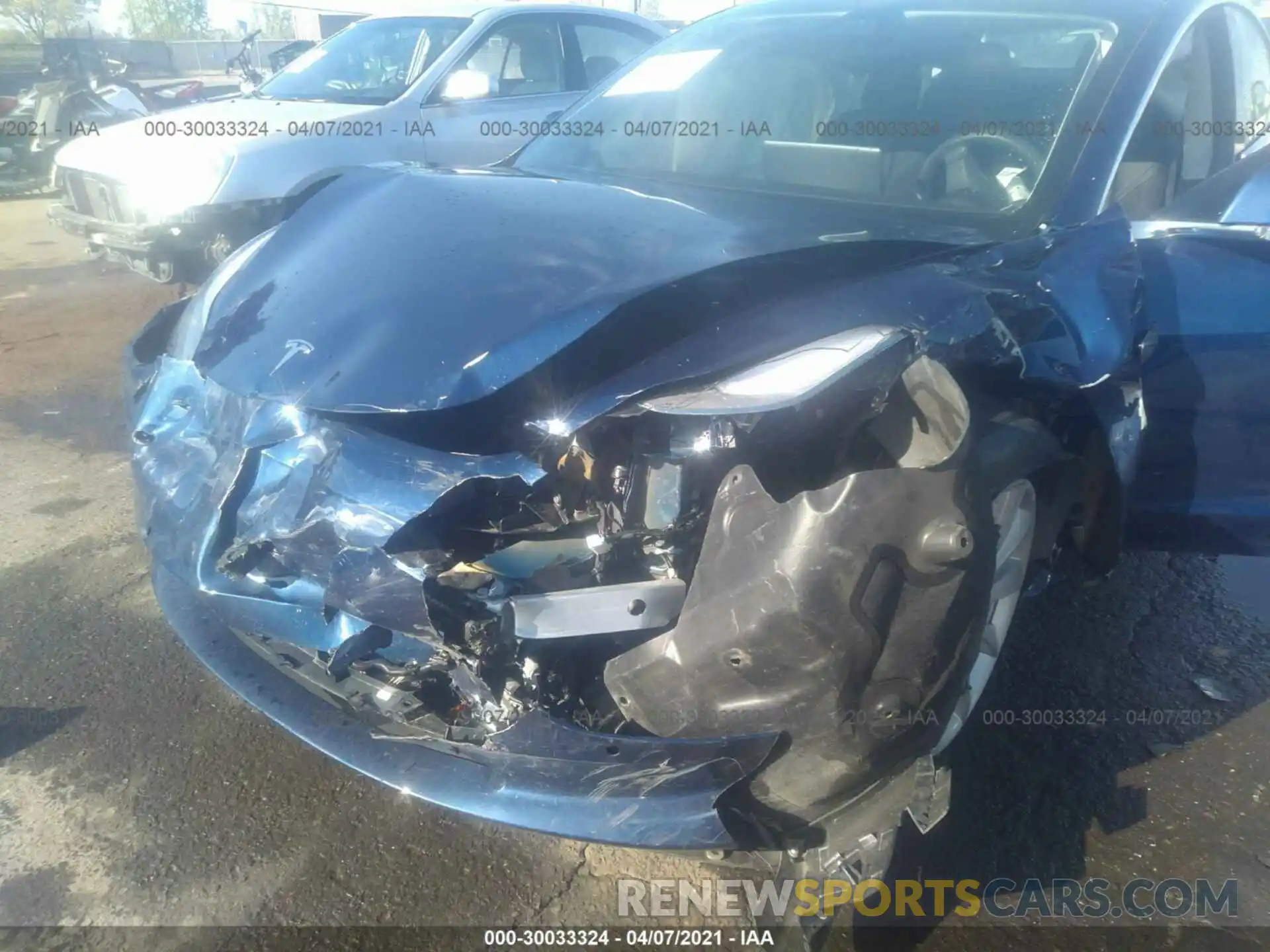 6 Photograph of a damaged car 5YJ3E1EB6KF437052 TESLA MODEL 3 2019