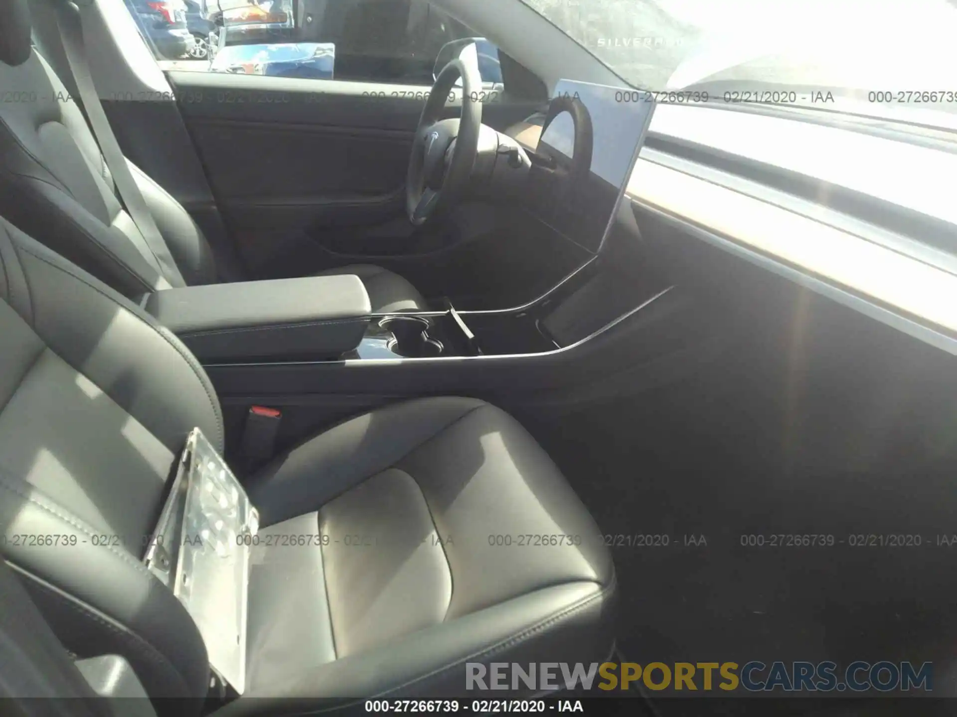 5 Photograph of a damaged car 5YJ3E1EB6KF437343 TESLA MODEL 3 2019