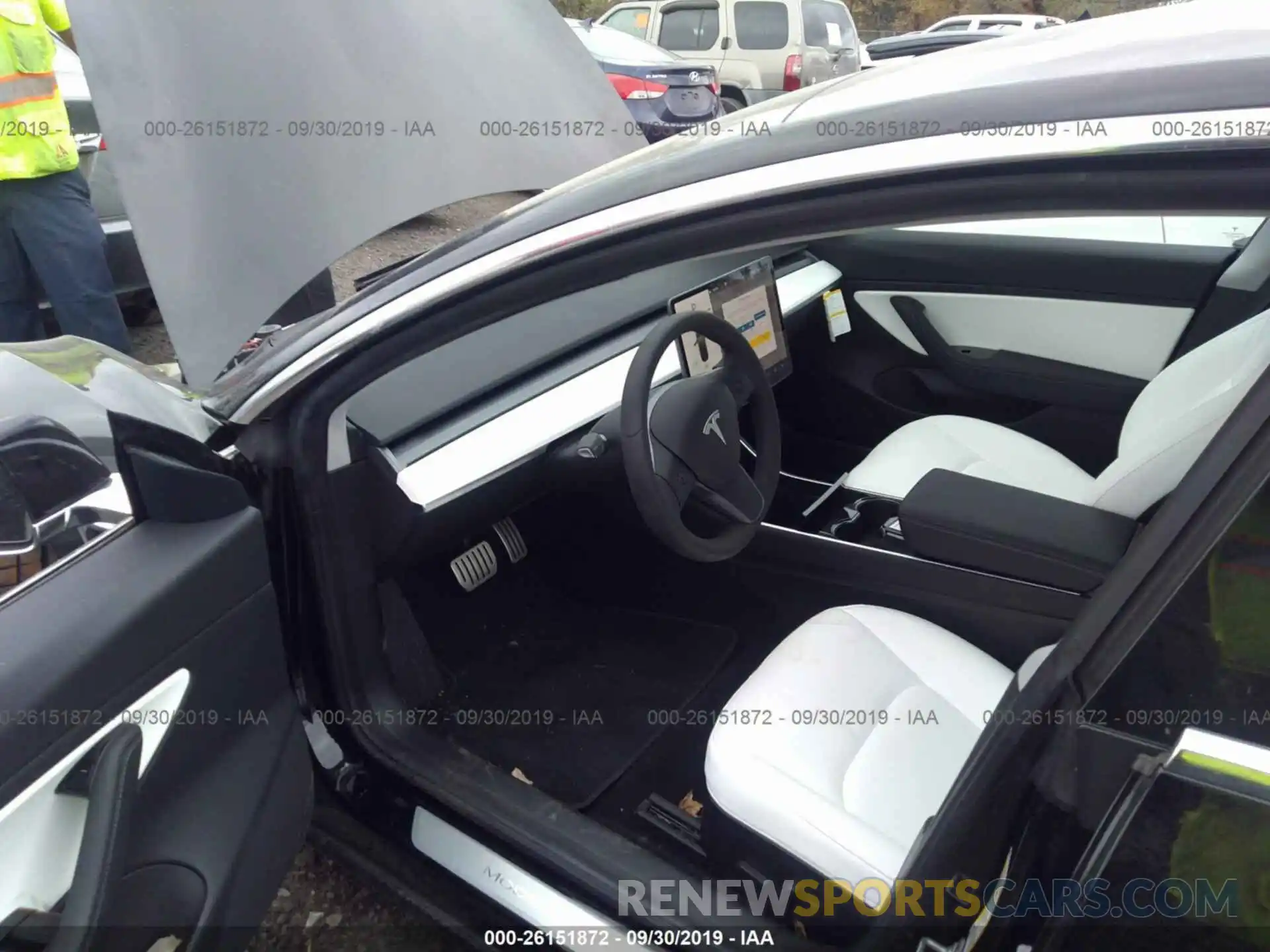 5 Photograph of a damaged car 5YJ3E1EB6KF438833 TESLA MODEL 3 2019