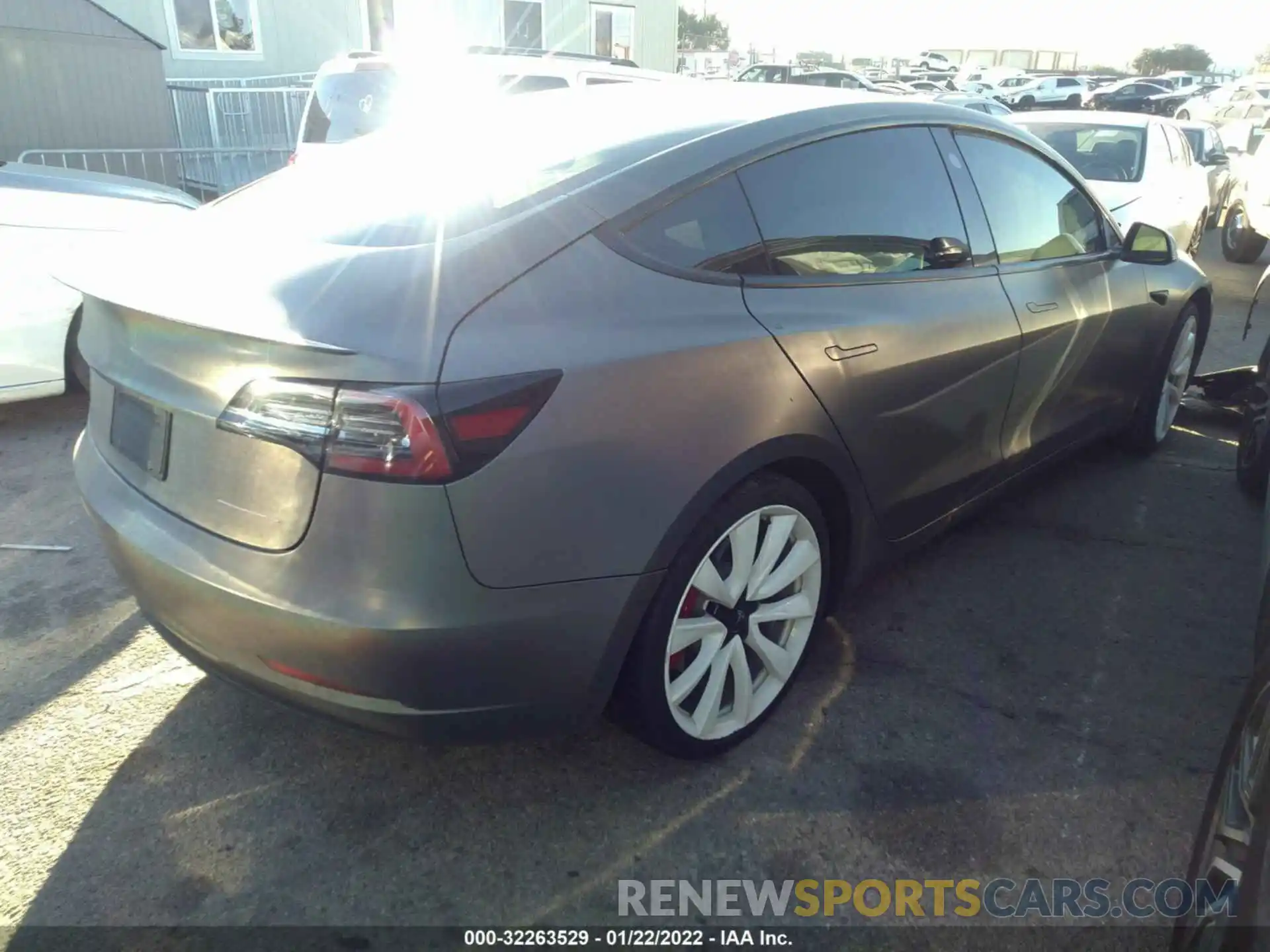 4 Photograph of a damaged car 5YJ3E1EB6KF438850 TESLA MODEL 3 2019