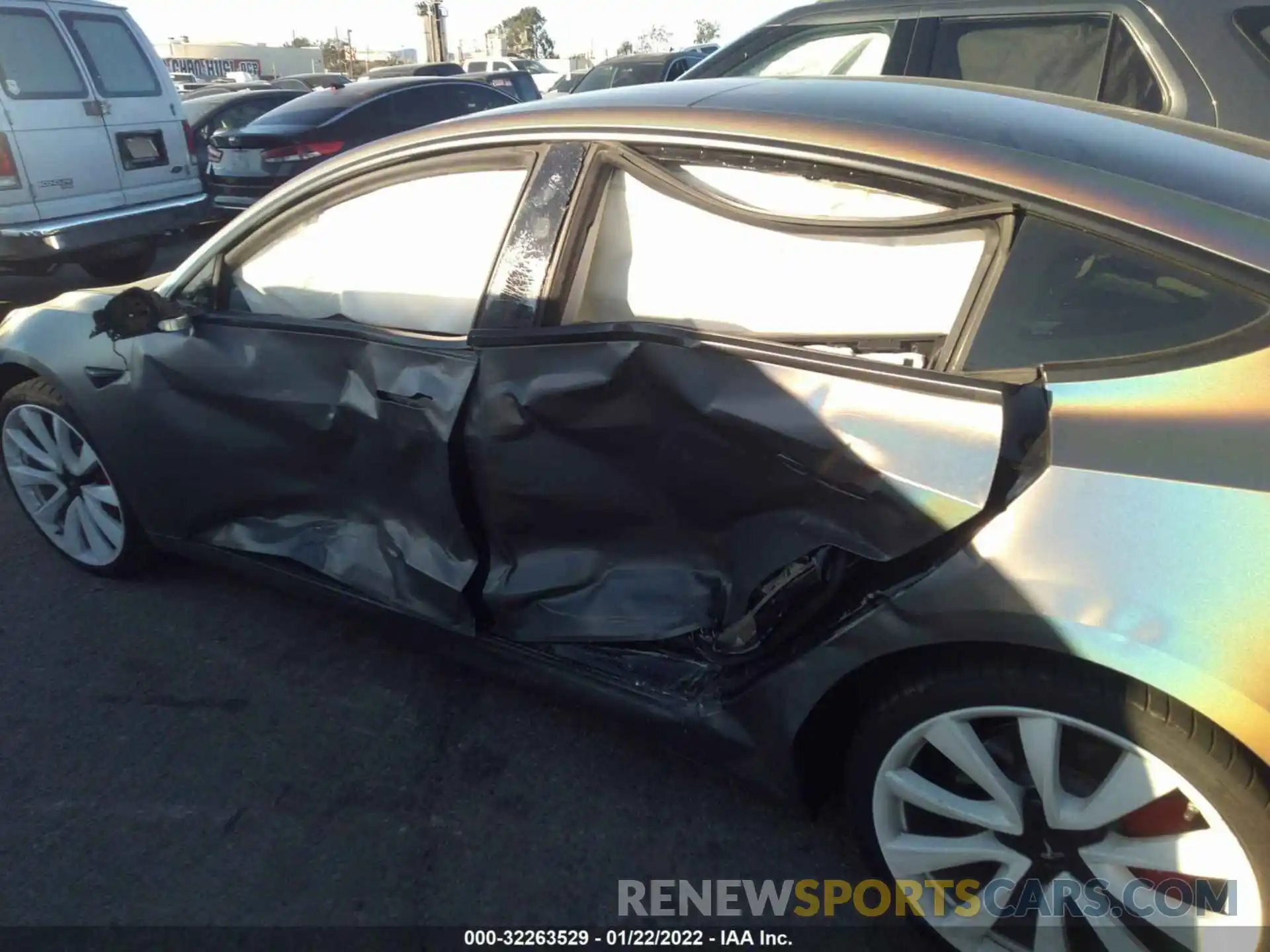 6 Photograph of a damaged car 5YJ3E1EB6KF438850 TESLA MODEL 3 2019