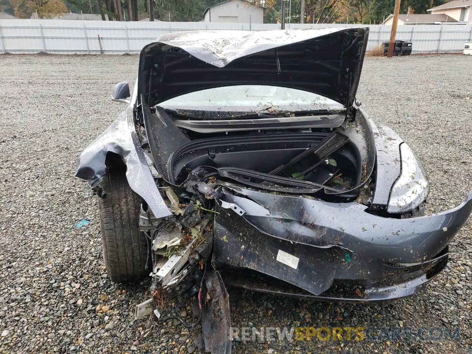 9 Photograph of a damaged car 5YJ3E1EB6KF440422 TESLA MODEL 3 2019