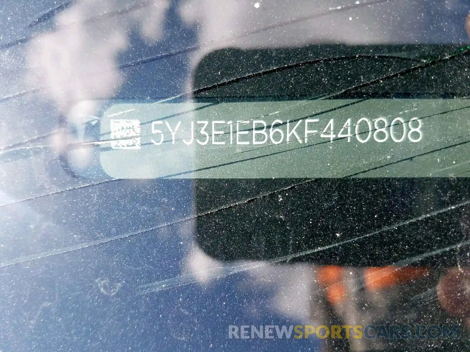 10 Photograph of a damaged car 5YJ3E1EB6KF440808 TESLA MODEL 3 2019