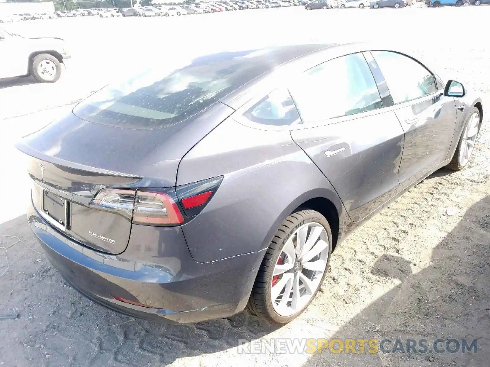 4 Photograph of a damaged car 5YJ3E1EB6KF440808 TESLA MODEL 3 2019