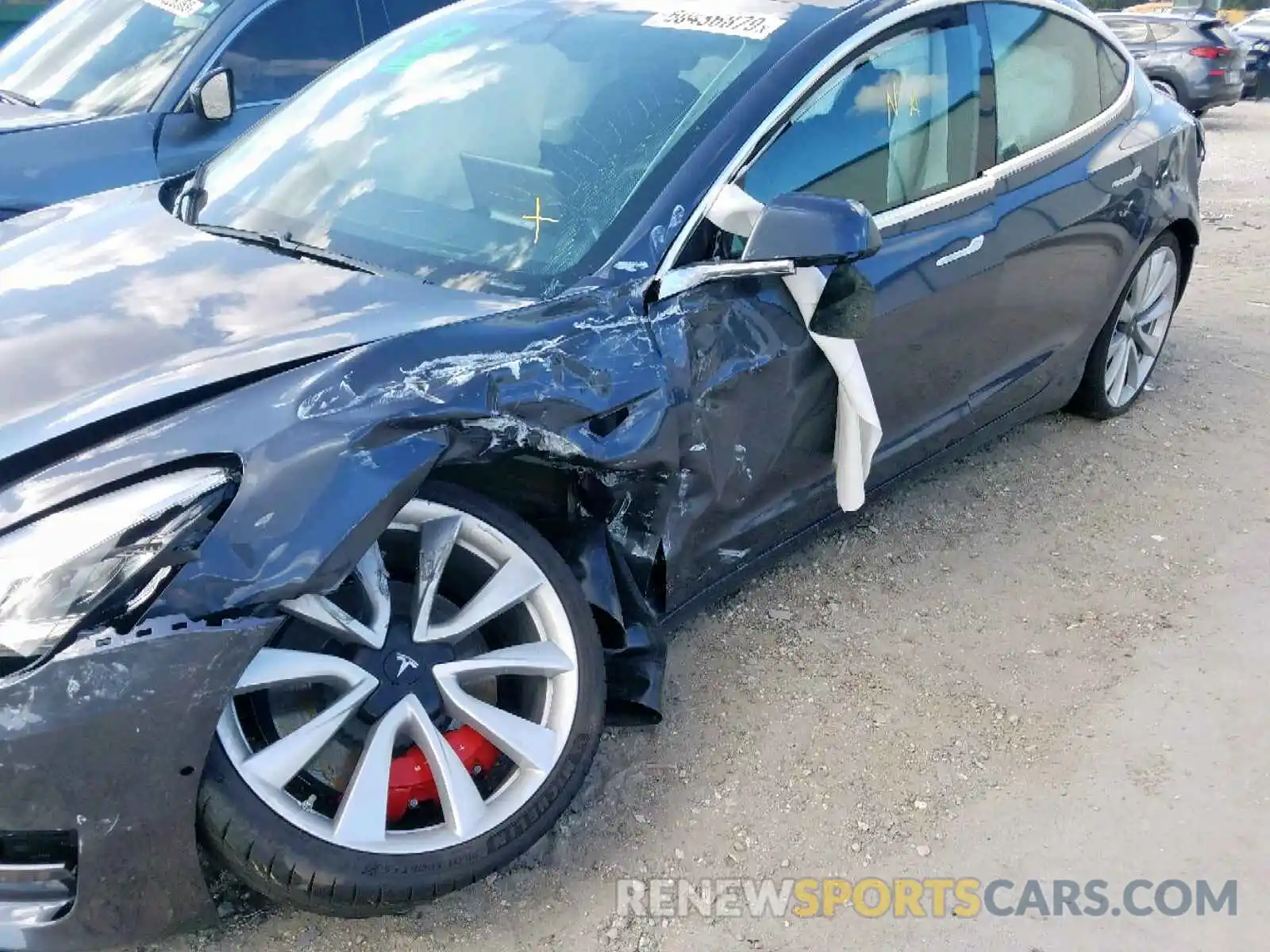 9 Photograph of a damaged car 5YJ3E1EB6KF440808 TESLA MODEL 3 2019