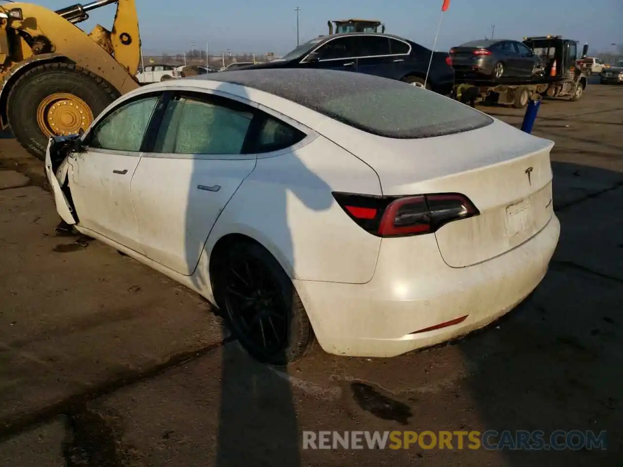 3 Photograph of a damaged car 5YJ3E1EB6KF451906 TESLA MODEL 3 2019