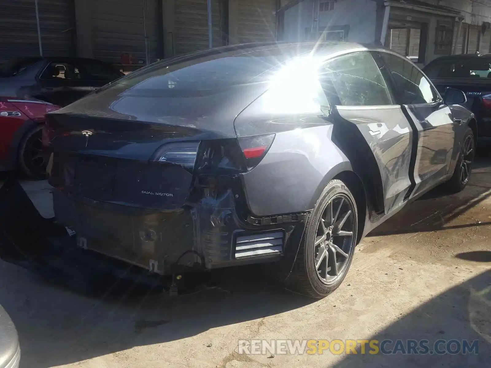 4 Photograph of a damaged car 5YJ3E1EB6KF451923 TESLA MODEL 3 2019