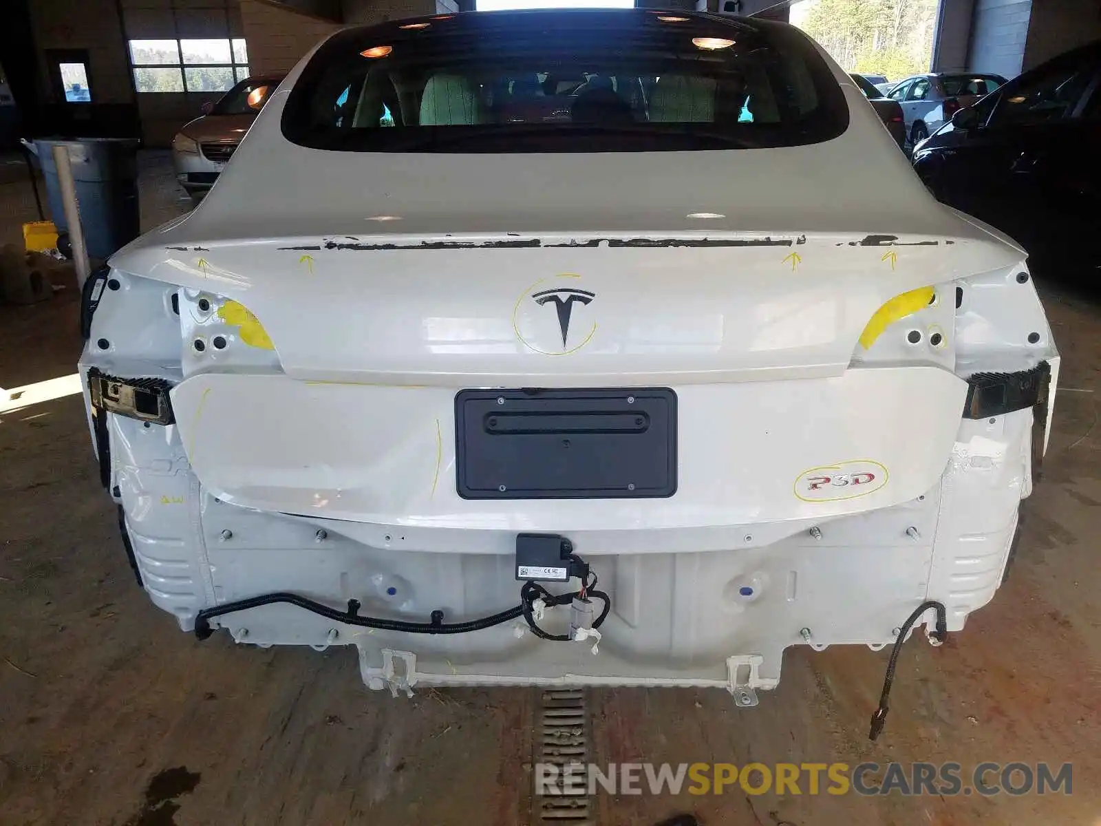 9 Photograph of a damaged car 5YJ3E1EB6KF487384 TESLA MODEL 3 2019