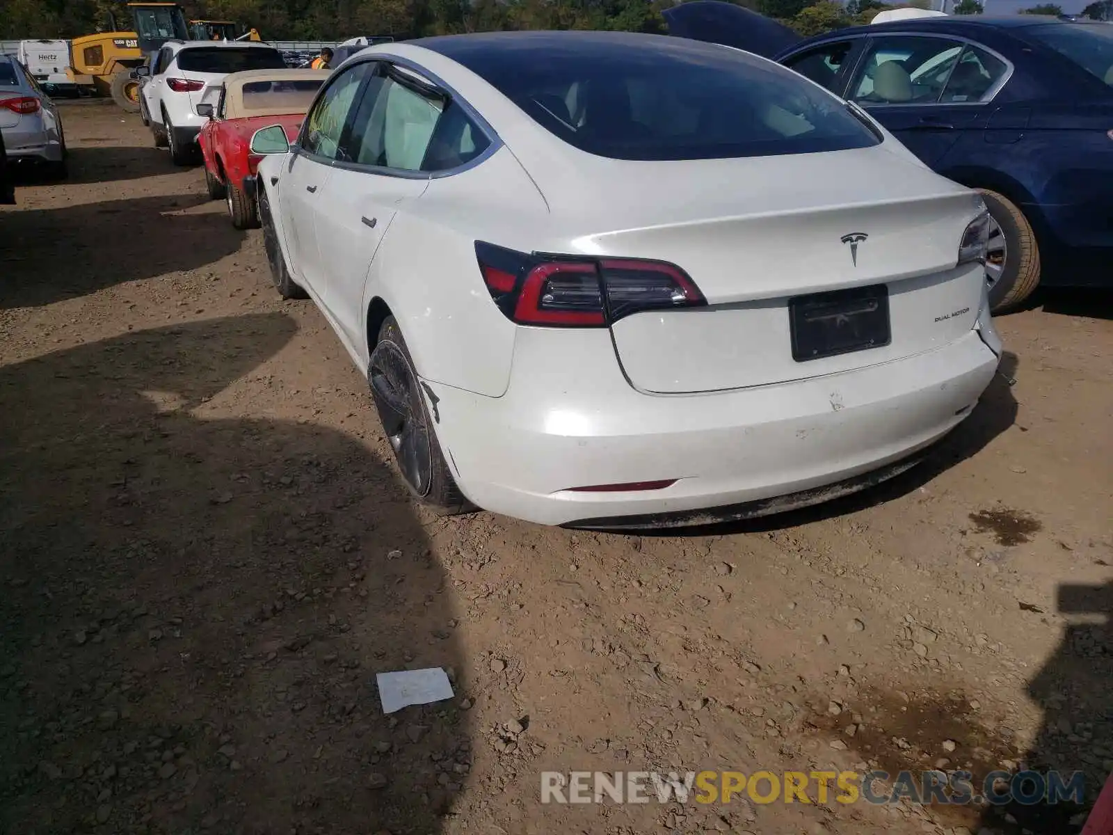 3 Photograph of a damaged car 5YJ3E1EB6KF493170 TESLA MODEL 3 2019