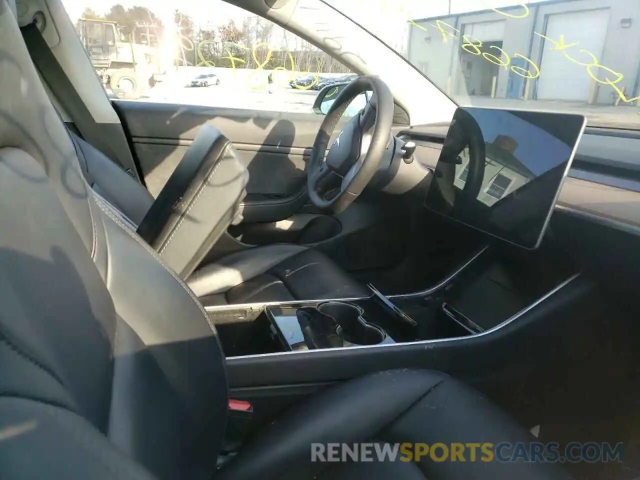 5 Photograph of a damaged car 5YJ3E1EB6KF493489 TESLA MODEL 3 2019