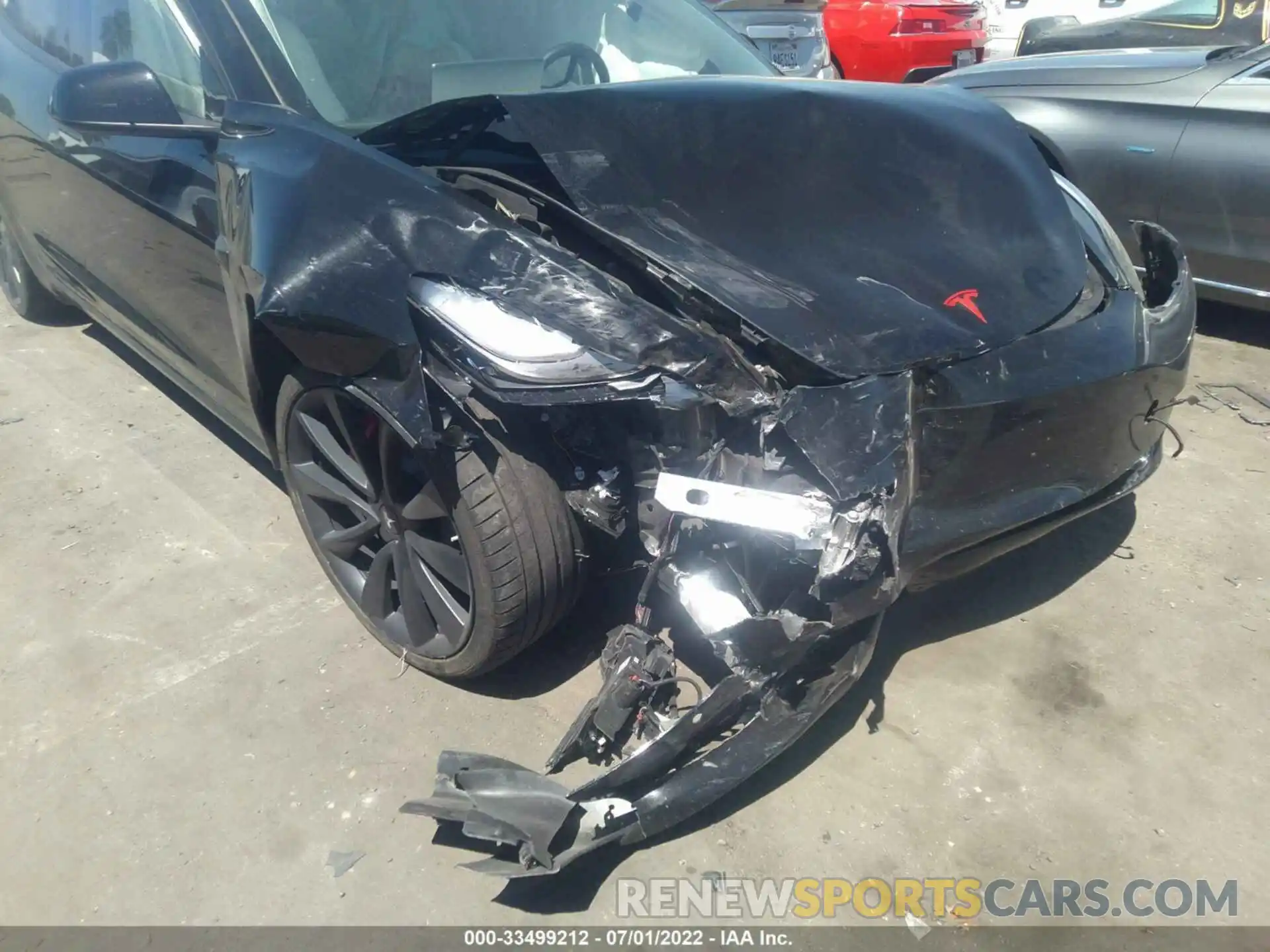 12 Photograph of a damaged car 5YJ3E1EB6KF498014 TESLA MODEL 3 2019