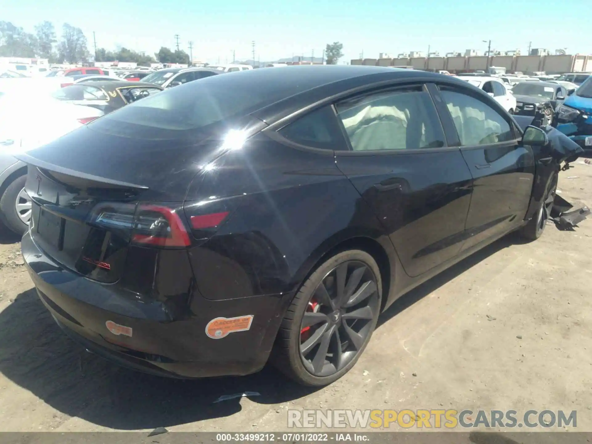 4 Photograph of a damaged car 5YJ3E1EB6KF498014 TESLA MODEL 3 2019