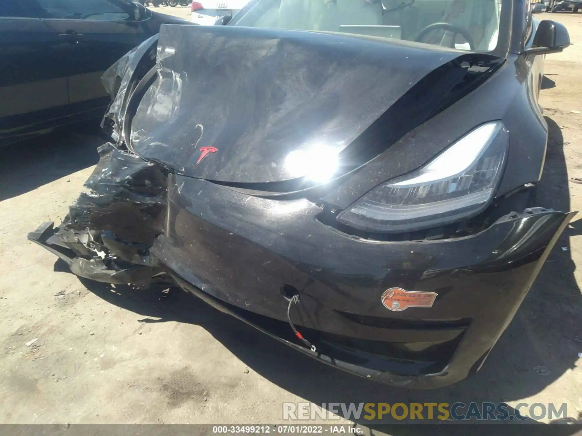 6 Photograph of a damaged car 5YJ3E1EB6KF498014 TESLA MODEL 3 2019