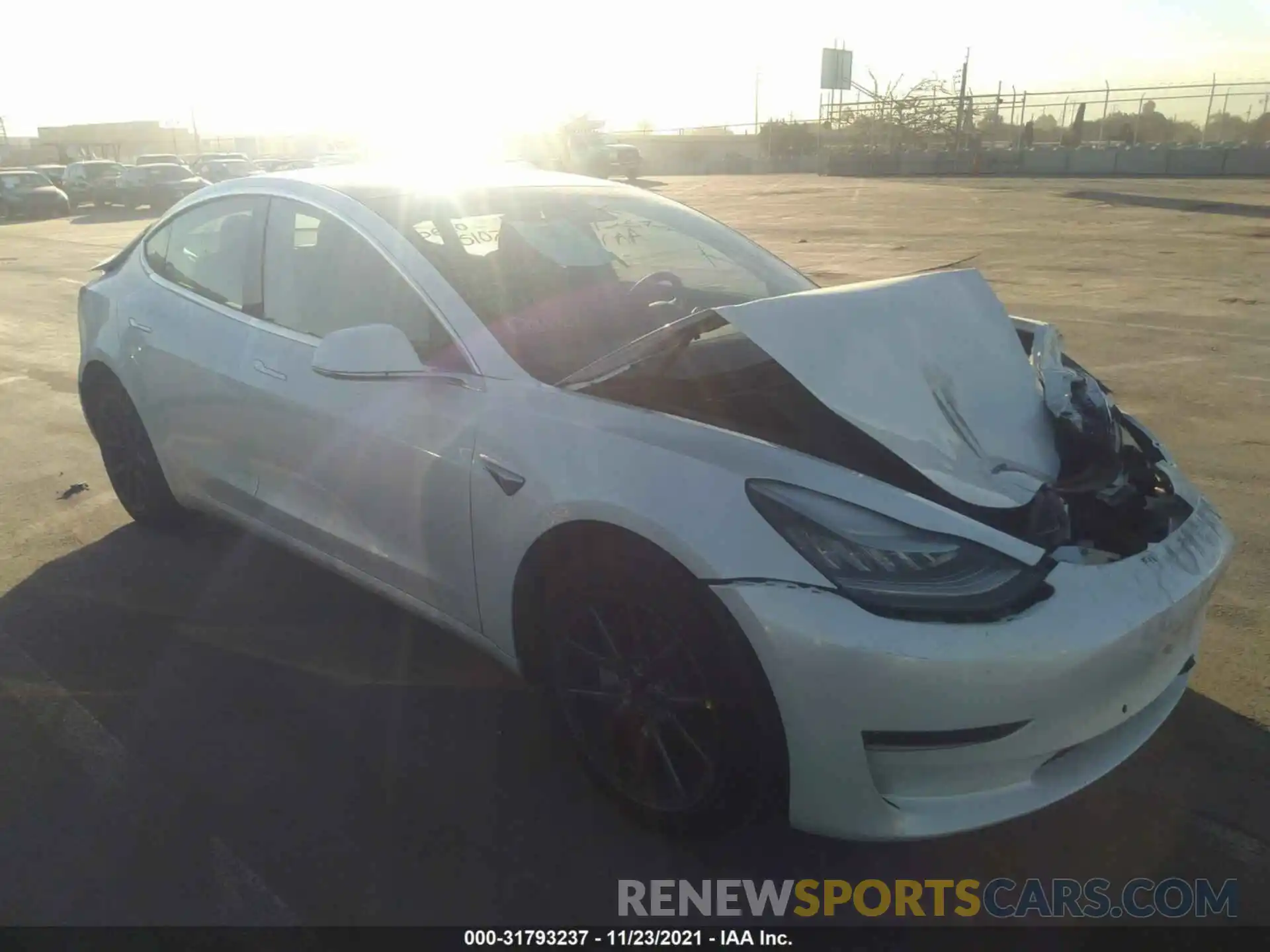 1 Photograph of a damaged car 5YJ3E1EB6KF510792 TESLA MODEL 3 2019