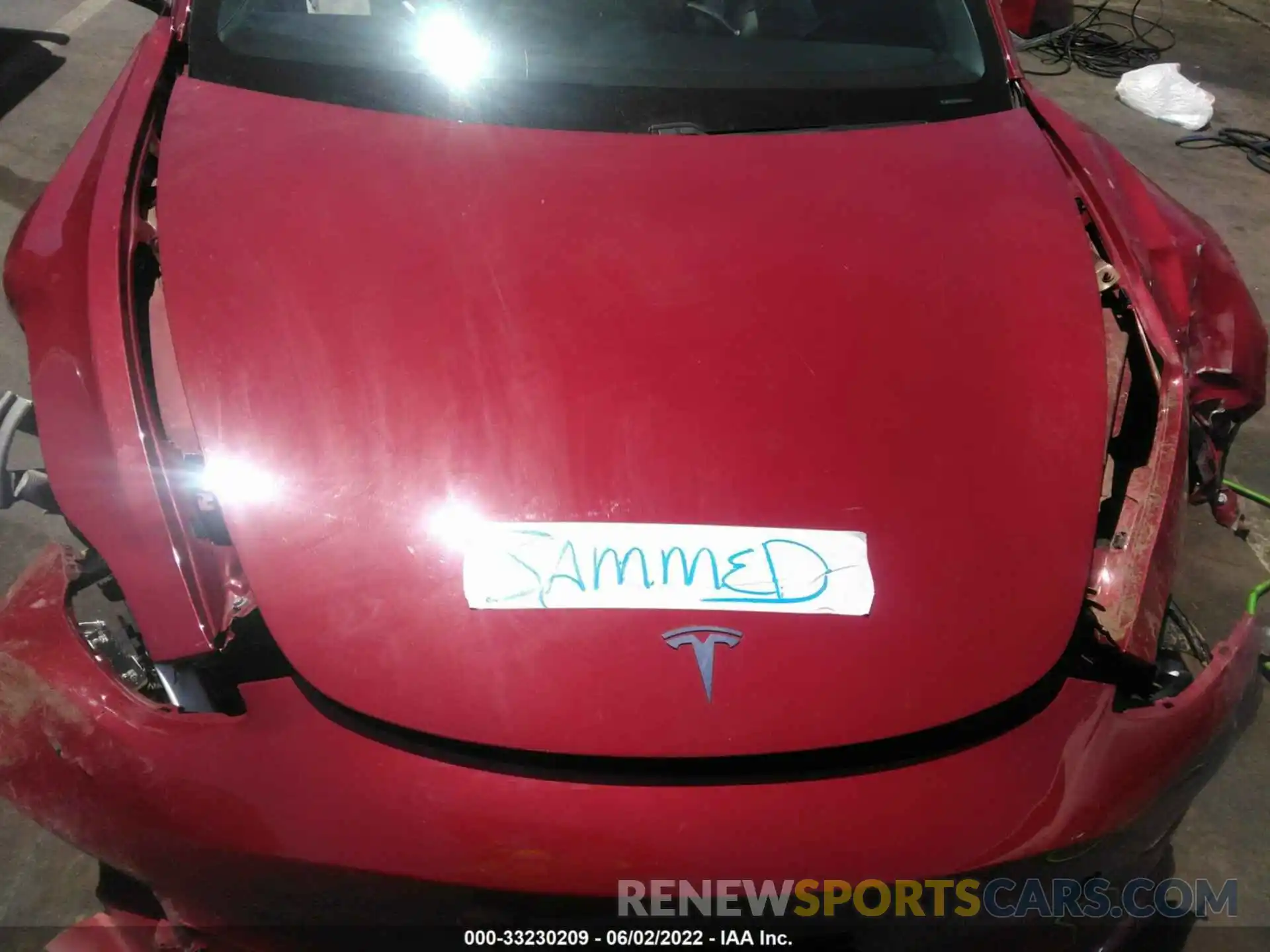 10 Photograph of a damaged car 5YJ3E1EB6KF535241 TESLA MODEL 3 2019