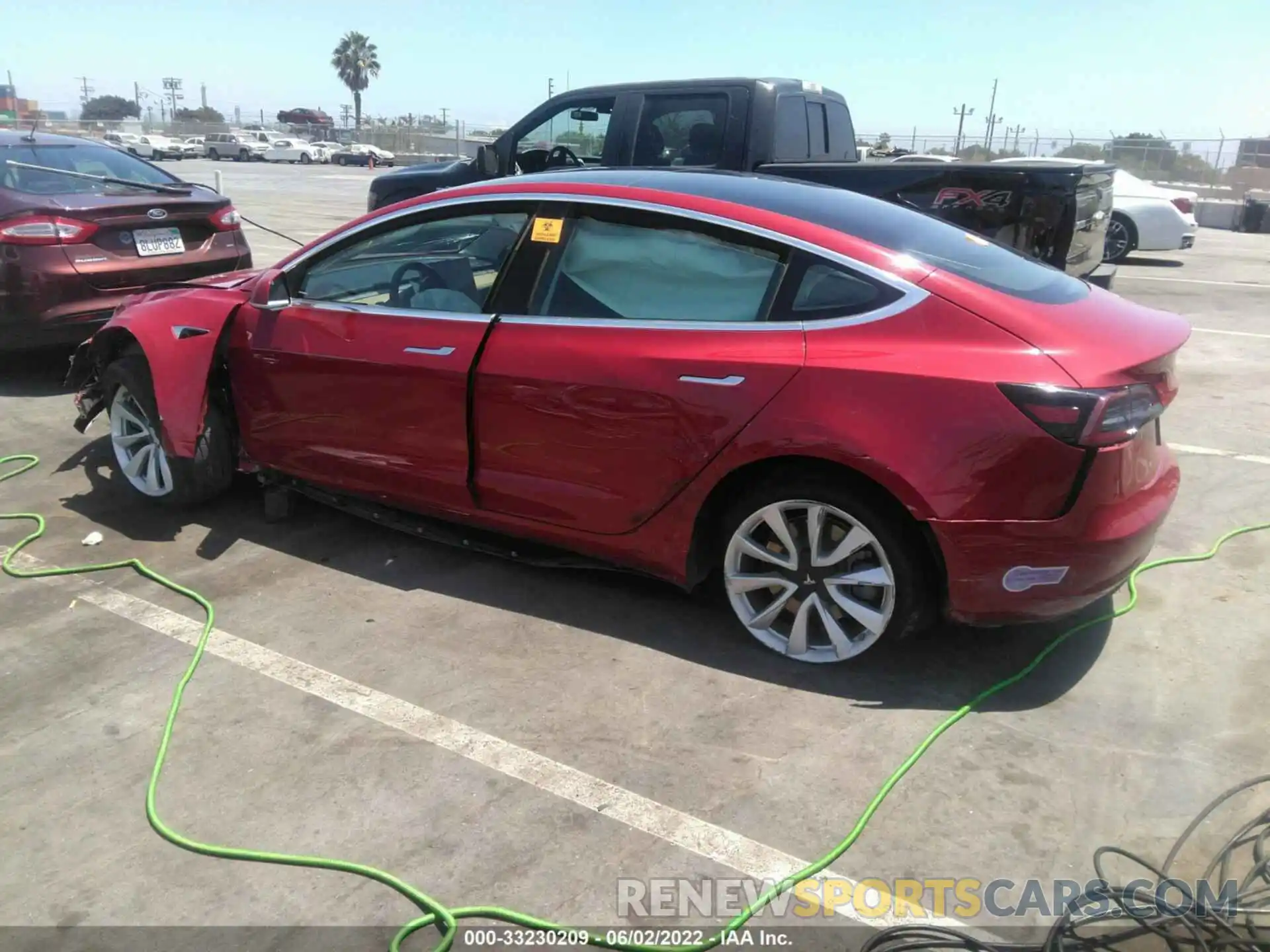 3 Photograph of a damaged car 5YJ3E1EB6KF535241 TESLA MODEL 3 2019