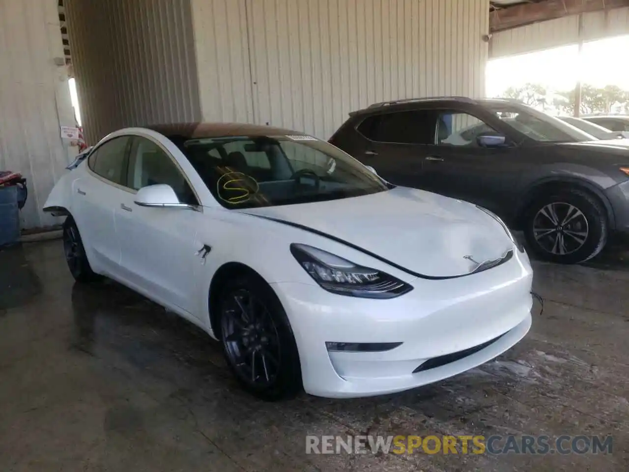 1 Фотография поврежденного автомобиля 5YJ3E1EB7KF191497 TESLA MODEL 3 2019