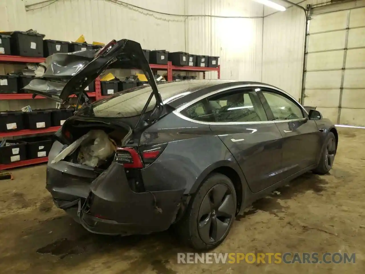 4 Photograph of a damaged car 5YJ3E1EB7KF191757 TESLA MODEL 3 2019