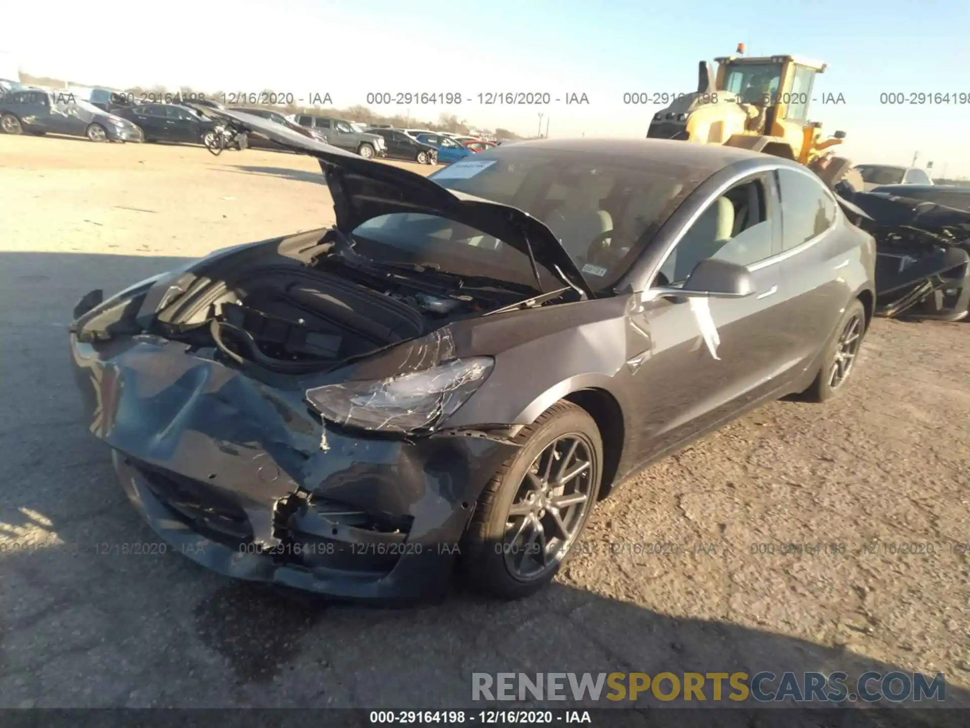 2 Photograph of a damaged car 5YJ3E1EB7KF192391 TESLA MODEL 3 2019