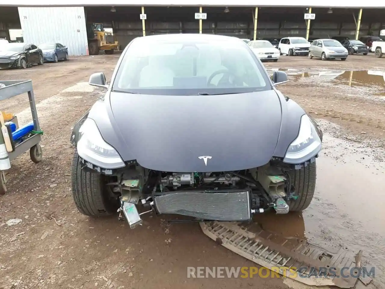 9 Photograph of a damaged car 5YJ3E1EB7KF194819 TESLA MODEL 3 2019