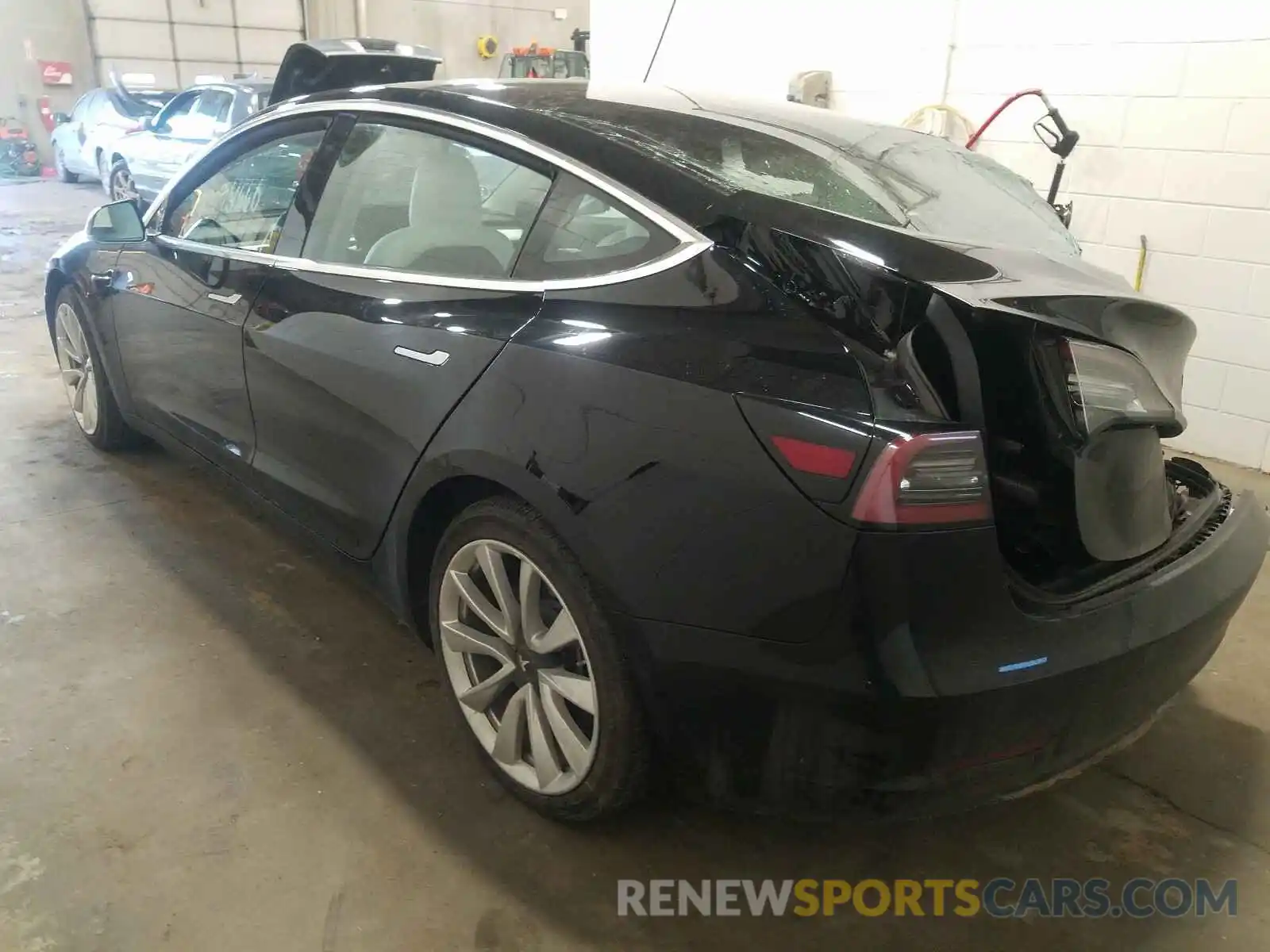 3 Photograph of a damaged car 5YJ3E1EB7KF195646 TESLA MODEL 3 2019