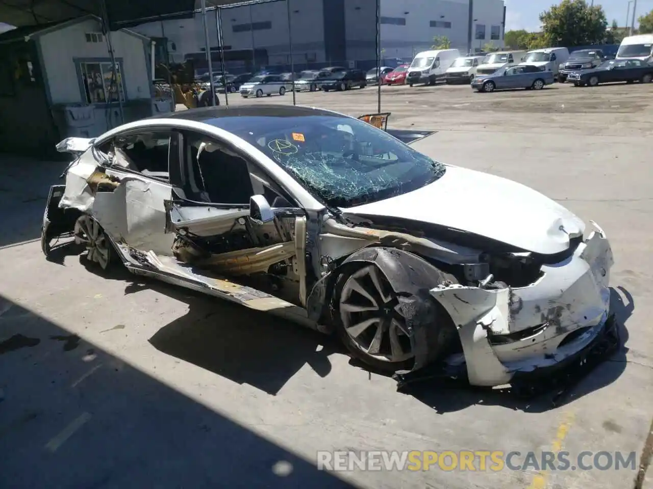 9 Photograph of a damaged car 5YJ3E1EB7KF200036 TESLA MODEL 3 2019