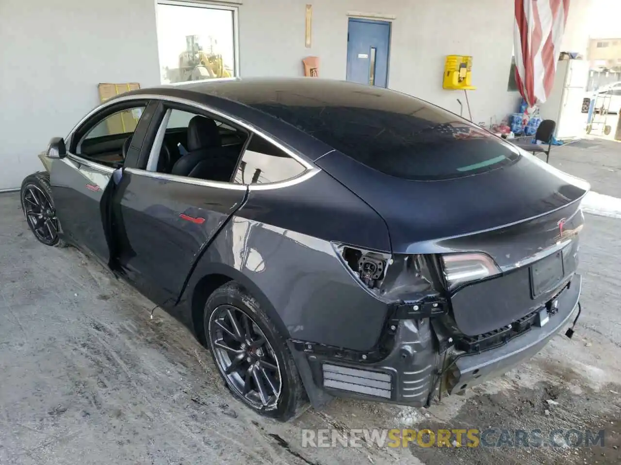 3 Photograph of a damaged car 5YJ3E1EB7KF205379 TESLA MODEL 3 2019