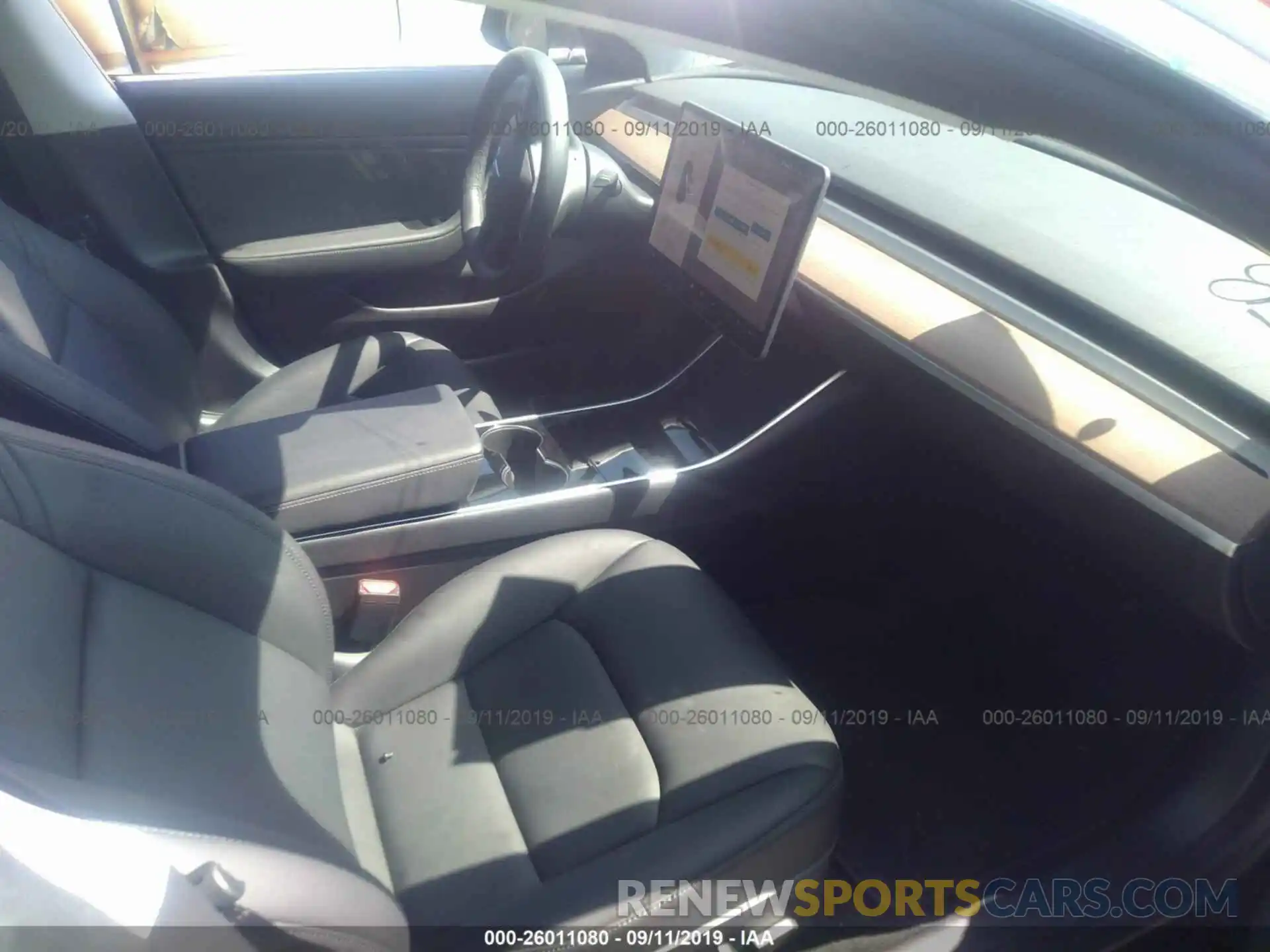 5 Photograph of a damaged car 5YJ3E1EB7KF212106 TESLA MODEL 3 2019