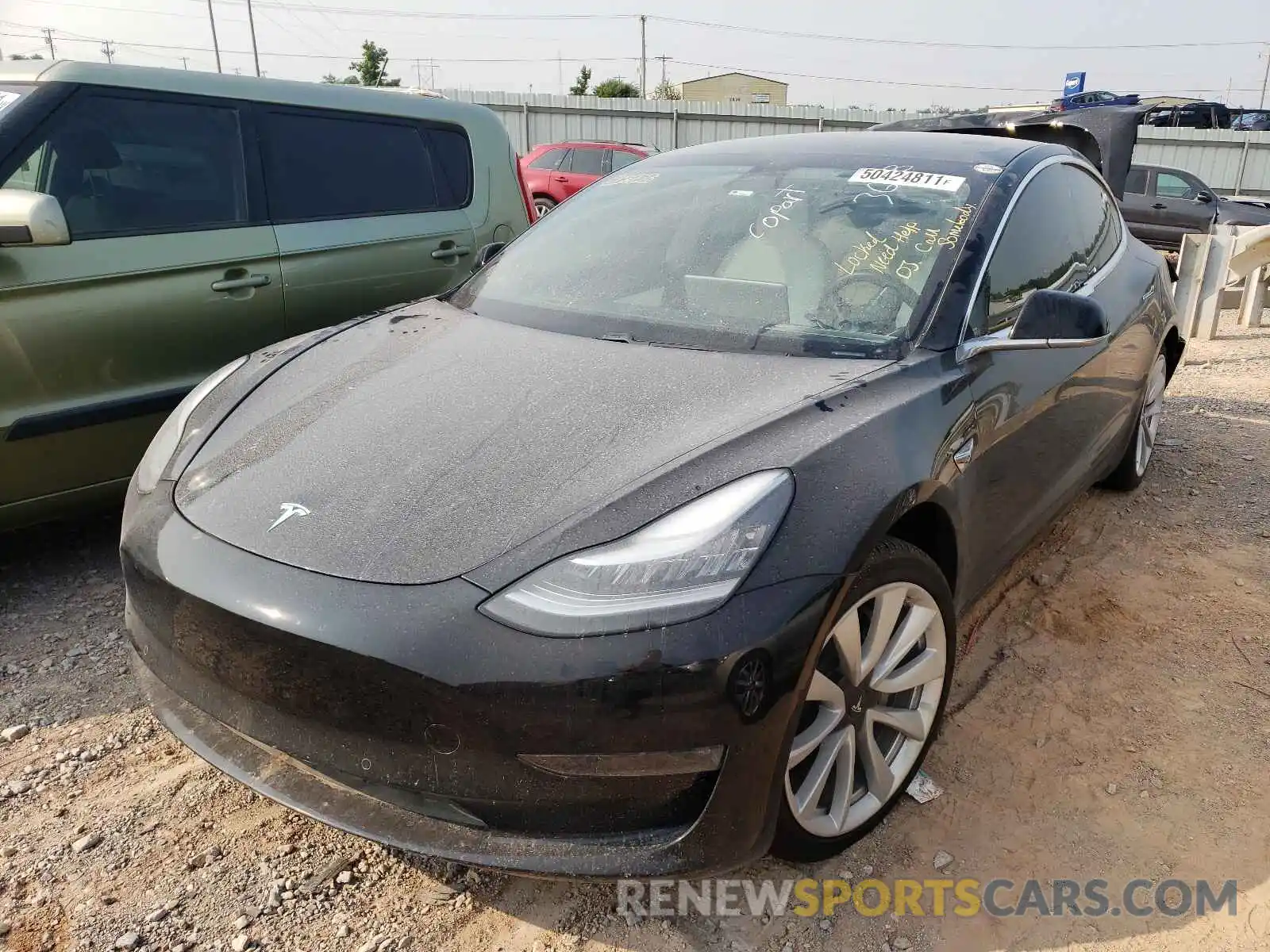 2 Фотография поврежденного автомобиля 5YJ3E1EB7KF213658 TESLA MODEL 3 2019