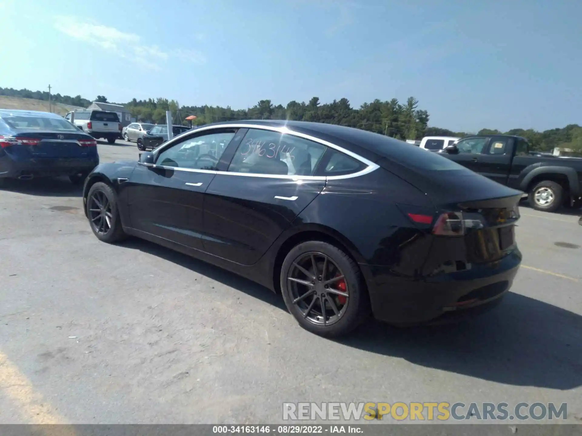 3 Photograph of a damaged car 5YJ3E1EB7KF213966 TESLA MODEL 3 2019