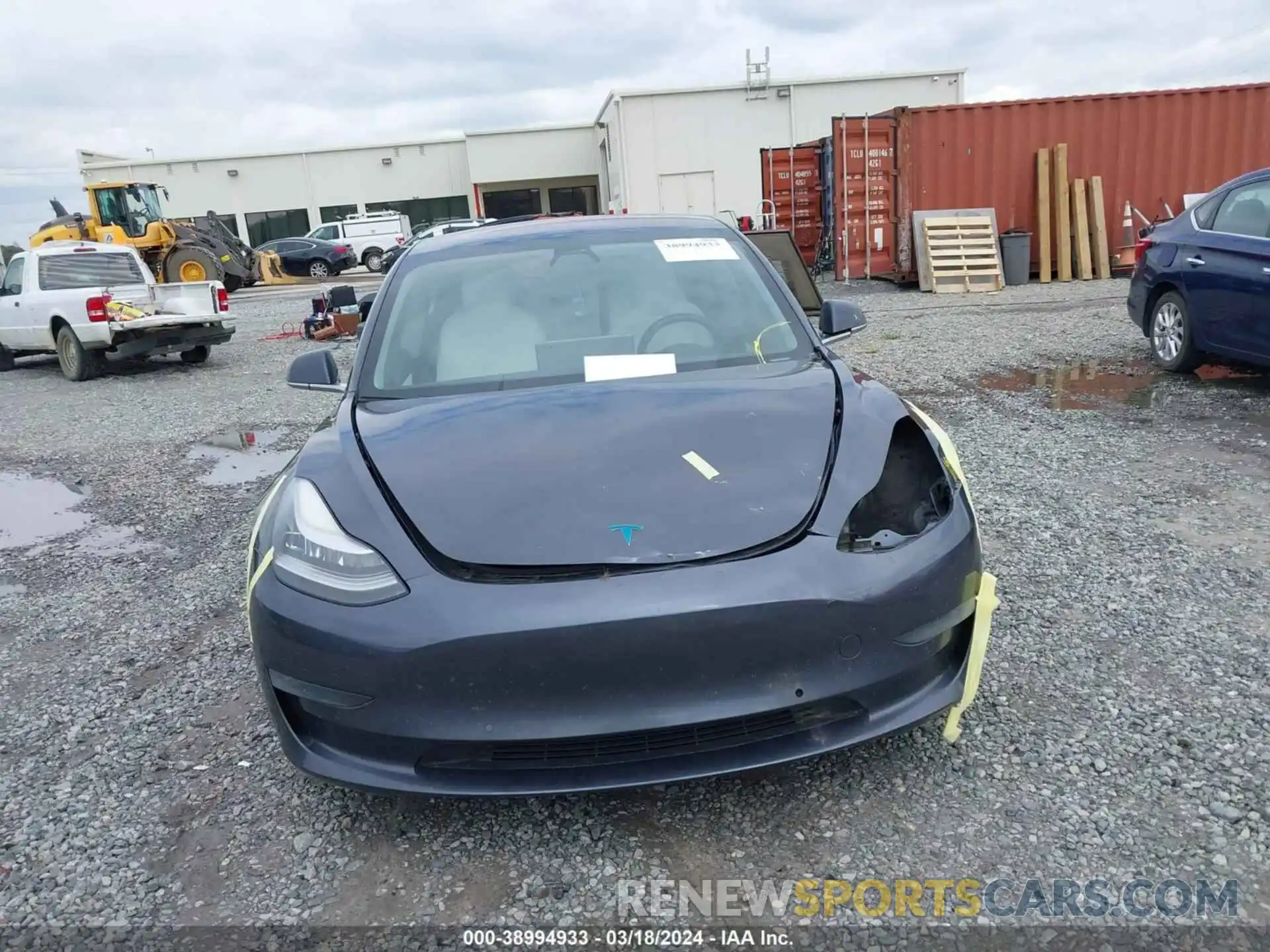 12 Photograph of a damaged car 5YJ3E1EB7KF214082 TESLA MODEL 3 2019