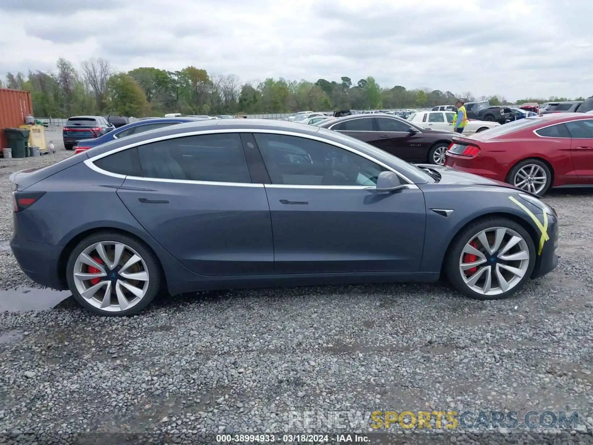 13 Photograph of a damaged car 5YJ3E1EB7KF214082 TESLA MODEL 3 2019