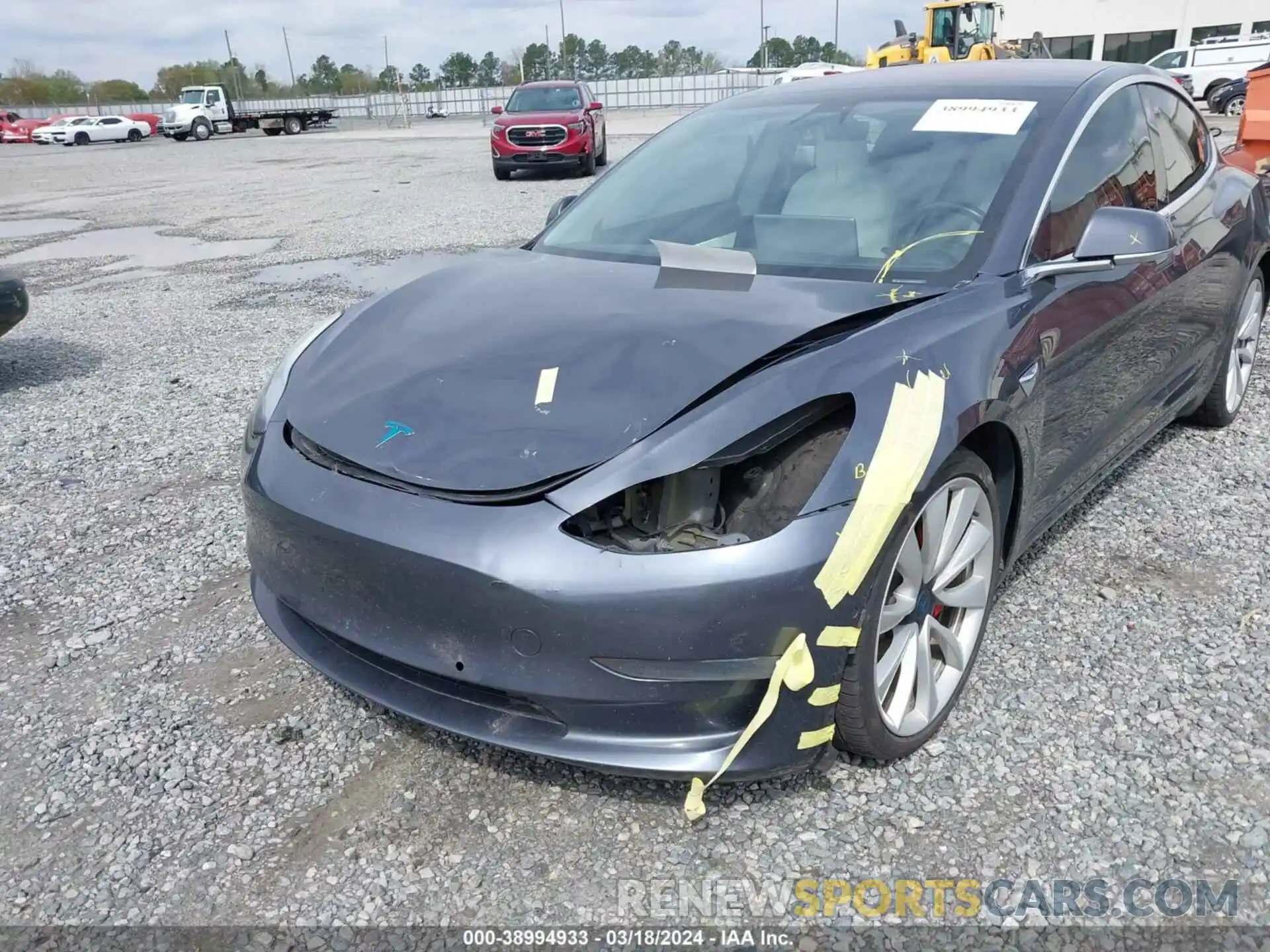 6 Photograph of a damaged car 5YJ3E1EB7KF214082 TESLA MODEL 3 2019