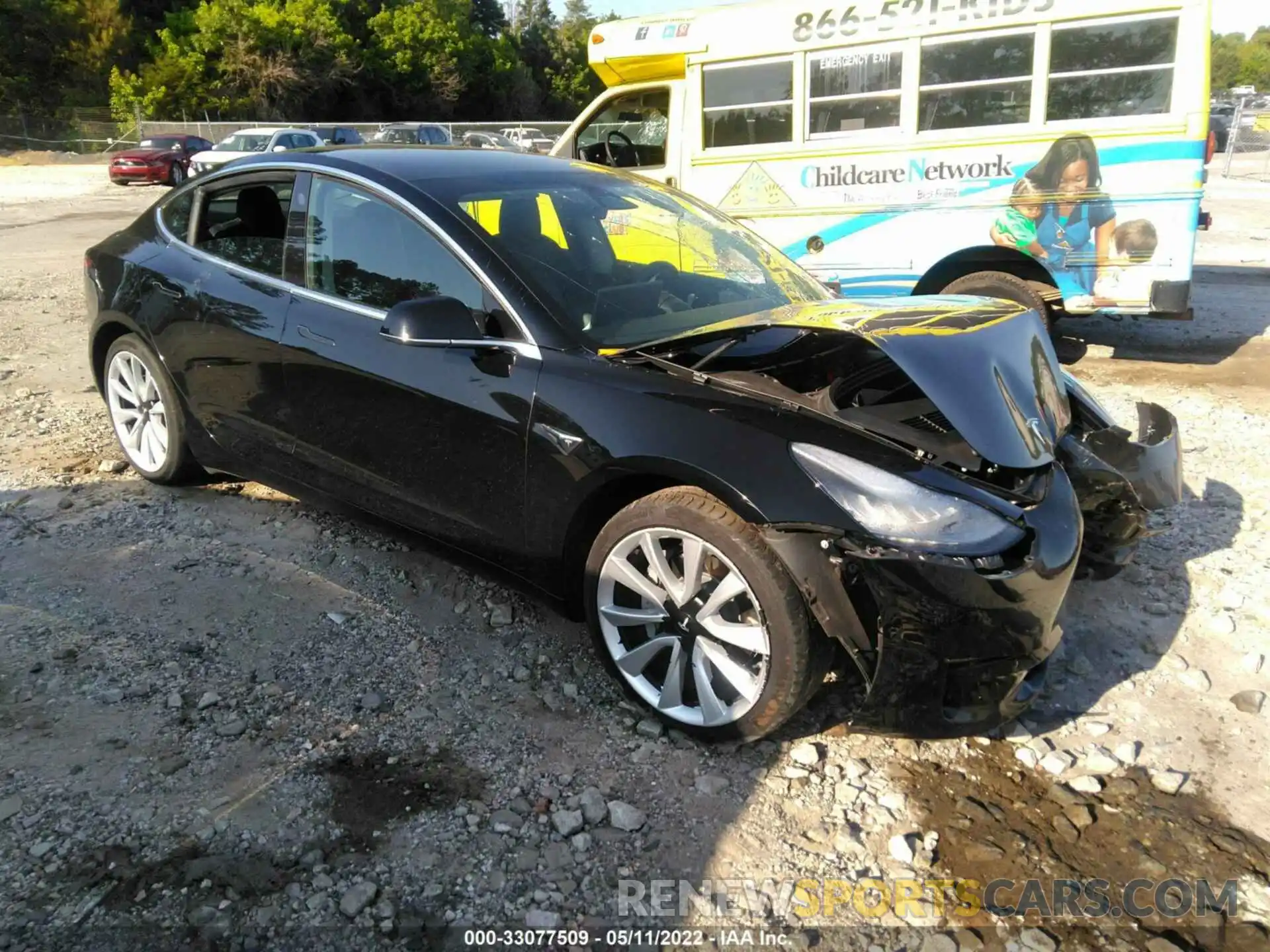 1 Photograph of a damaged car 5YJ3E1EB7KF361339 TESLA MODEL 3 2019