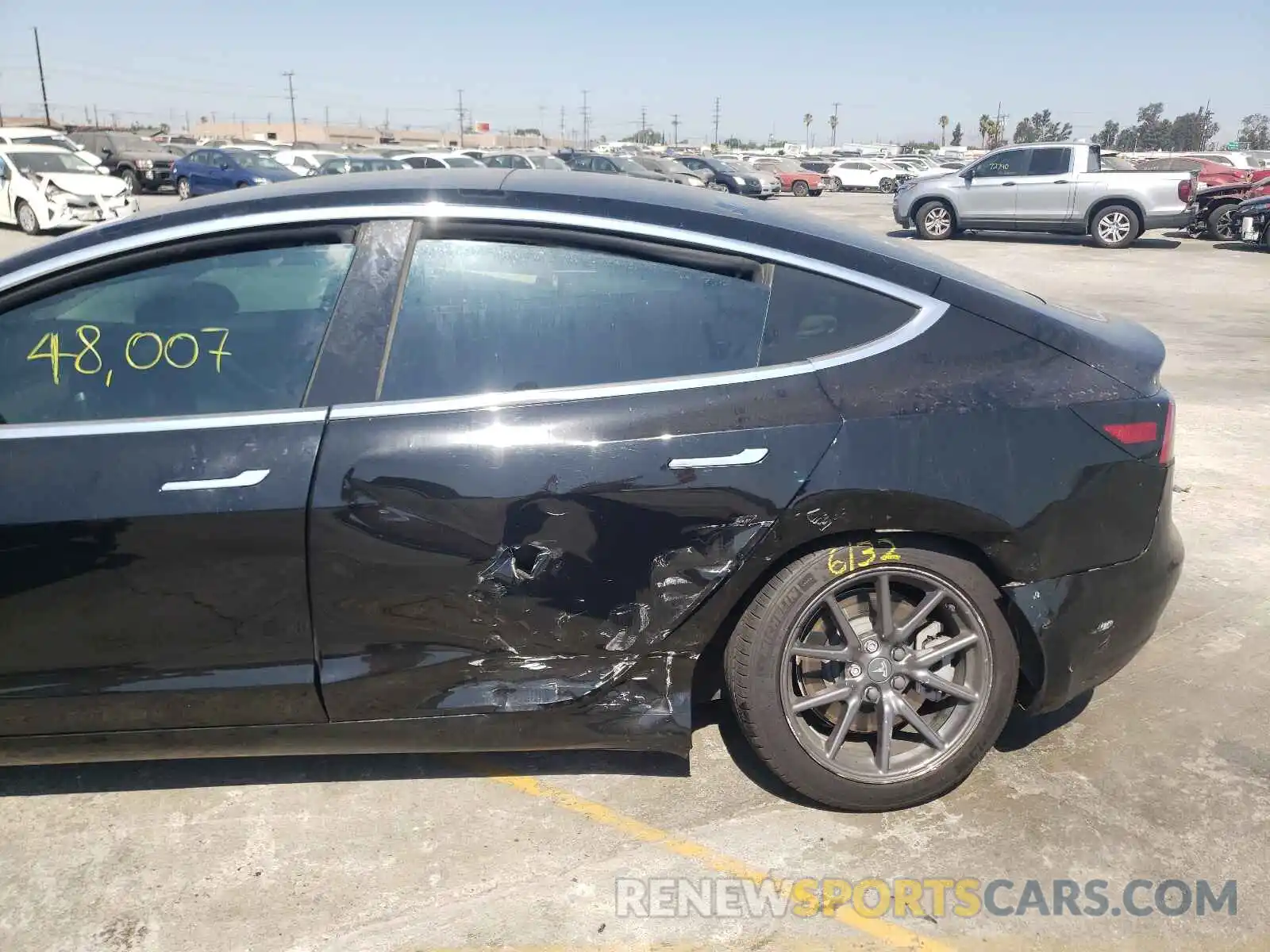 9 Photograph of a damaged car 5YJ3E1EB7KF361342 TESLA MODEL 3 2019