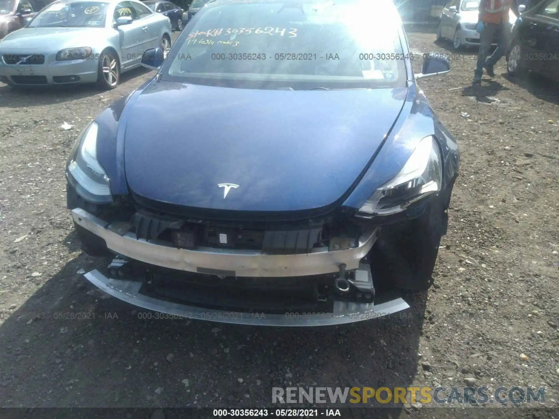 6 Photograph of a damaged car 5YJ3E1EB7KF361499 TESLA MODEL 3 2019