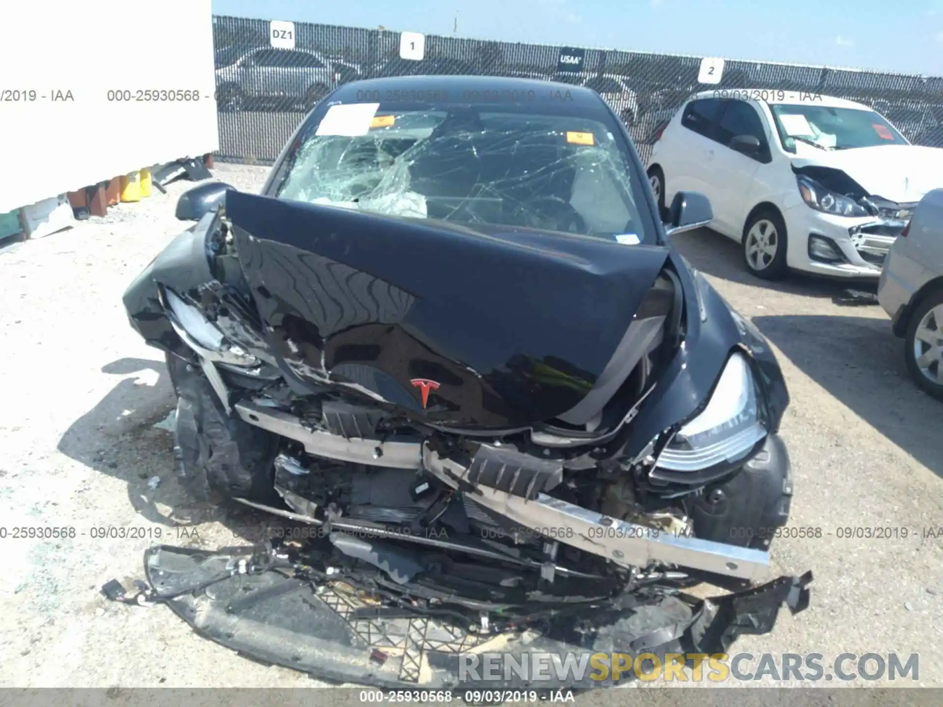 6 Photograph of a damaged car 5YJ3E1EB7KF365259 TESLA MODEL 3 2019