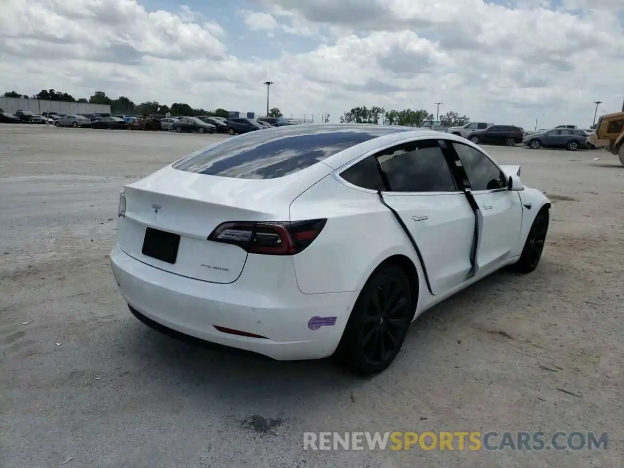 4 Photograph of a damaged car 5YJ3E1EB7KF366010 TESLA MODEL 3 2019