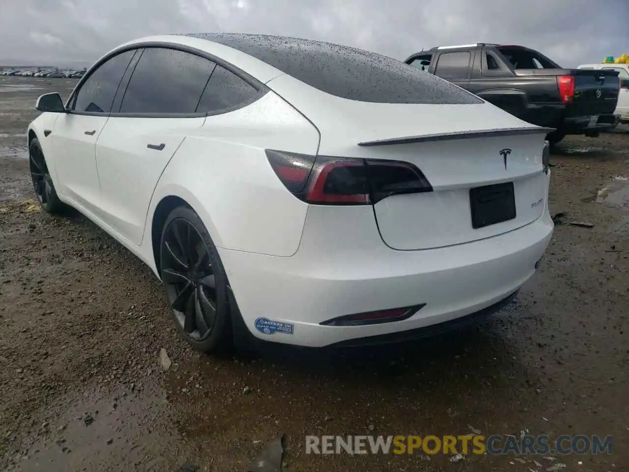 3 Photograph of a damaged car 5YJ3E1EB7KF368050 TESLA MODEL 3 2019