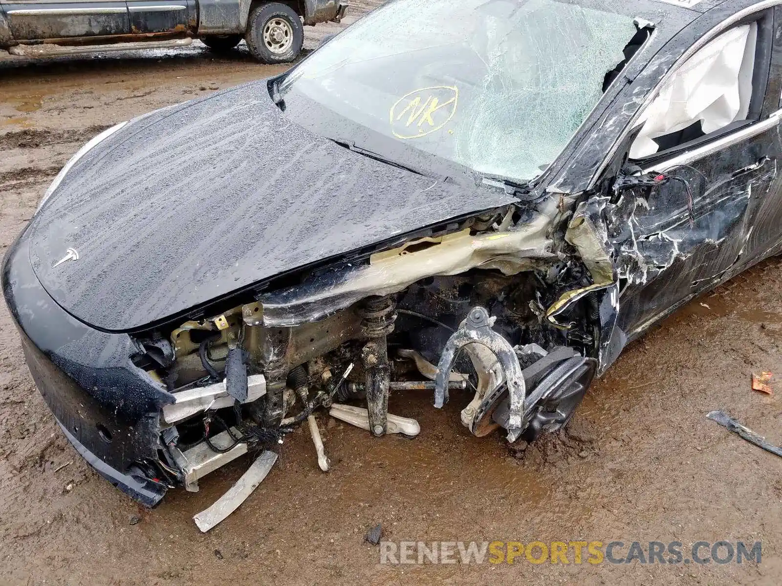 9 Photograph of a damaged car 5YJ3E1EB7KF384507 TESLA MODEL 3 2019