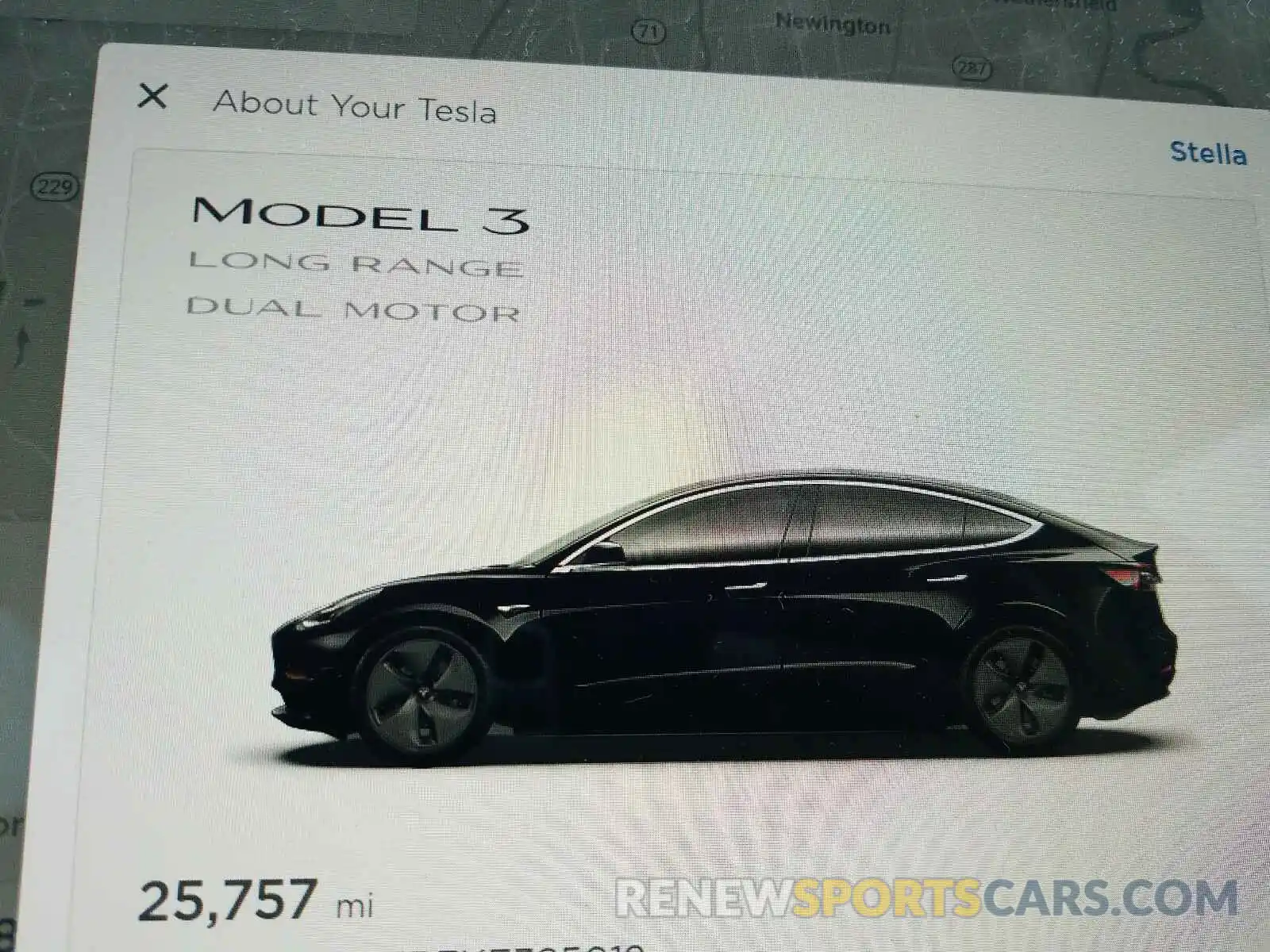 8 Photograph of a damaged car 5YJ3E1EB7KF385012 TESLA MODEL 3 2019