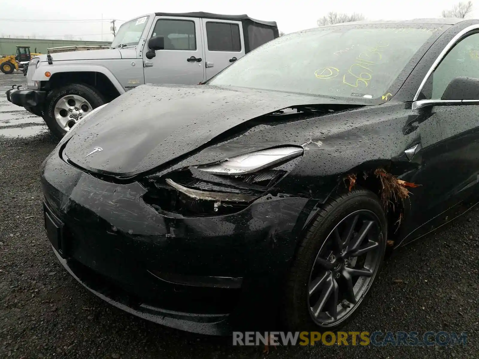 9 Photograph of a damaged car 5YJ3E1EB7KF385012 TESLA MODEL 3 2019