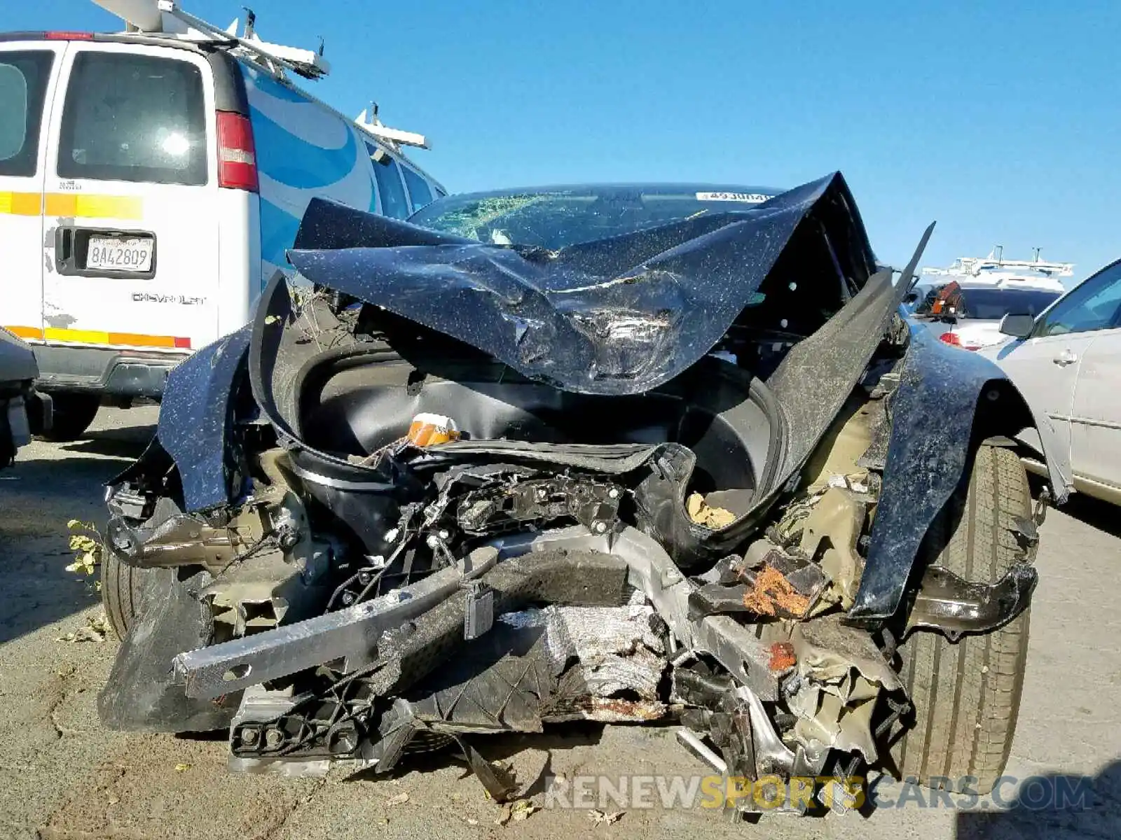 9 Photograph of a damaged car 5YJ3E1EB7KF385043 TESLA MODEL 3 2019