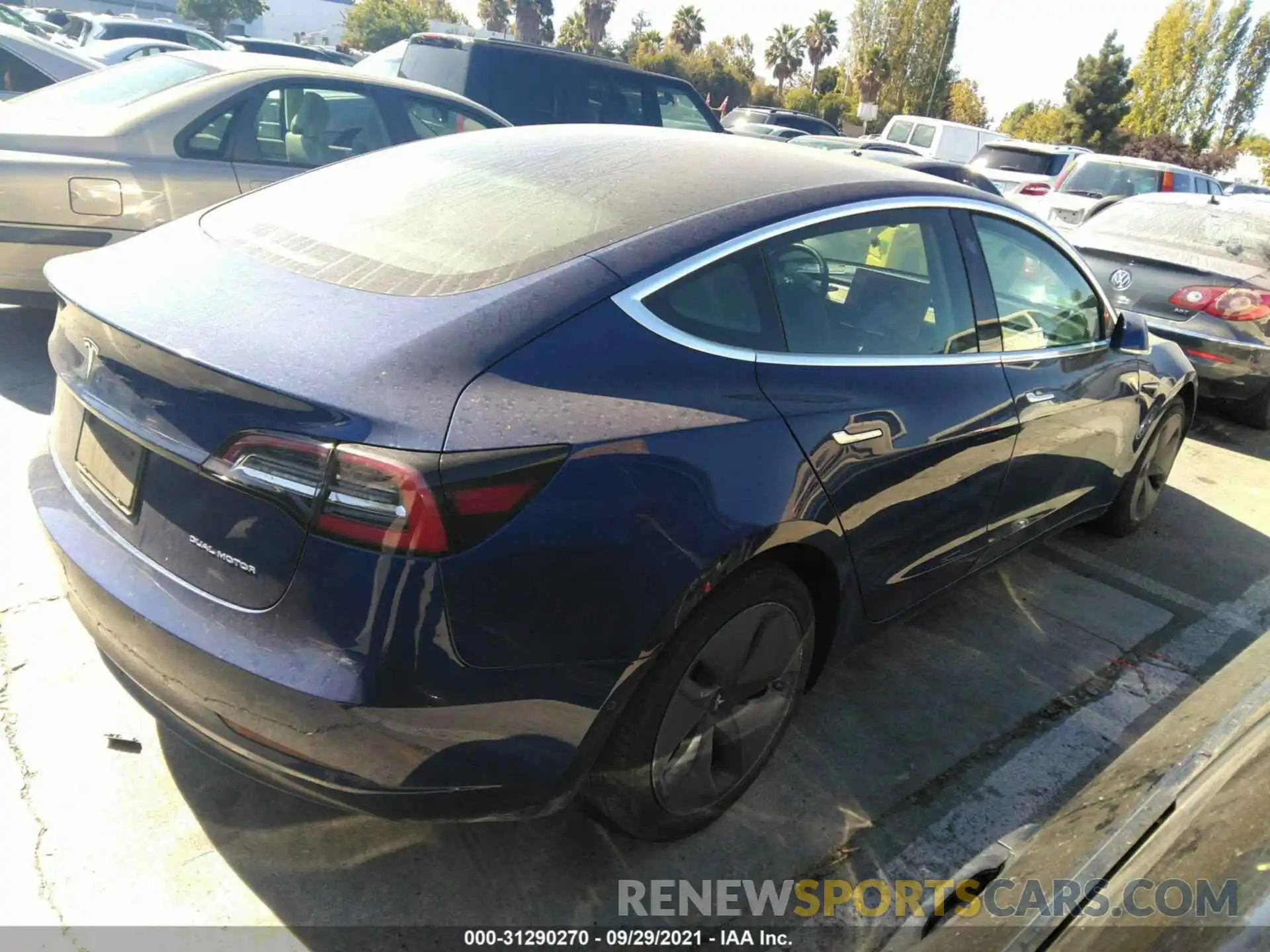 4 Photograph of a damaged car 5YJ3E1EB7KF387858 TESLA MODEL 3 2019