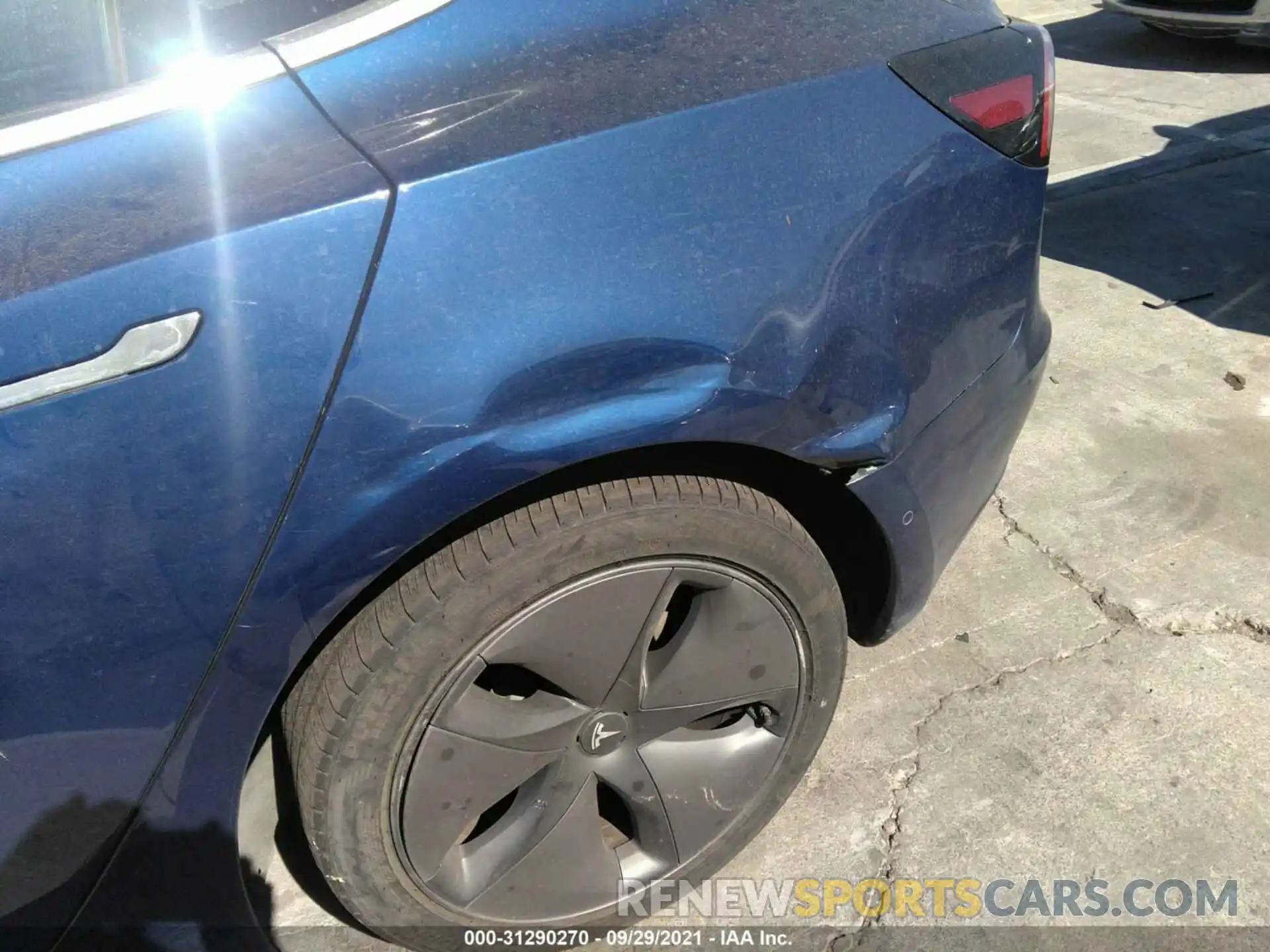 6 Photograph of a damaged car 5YJ3E1EB7KF387858 TESLA MODEL 3 2019