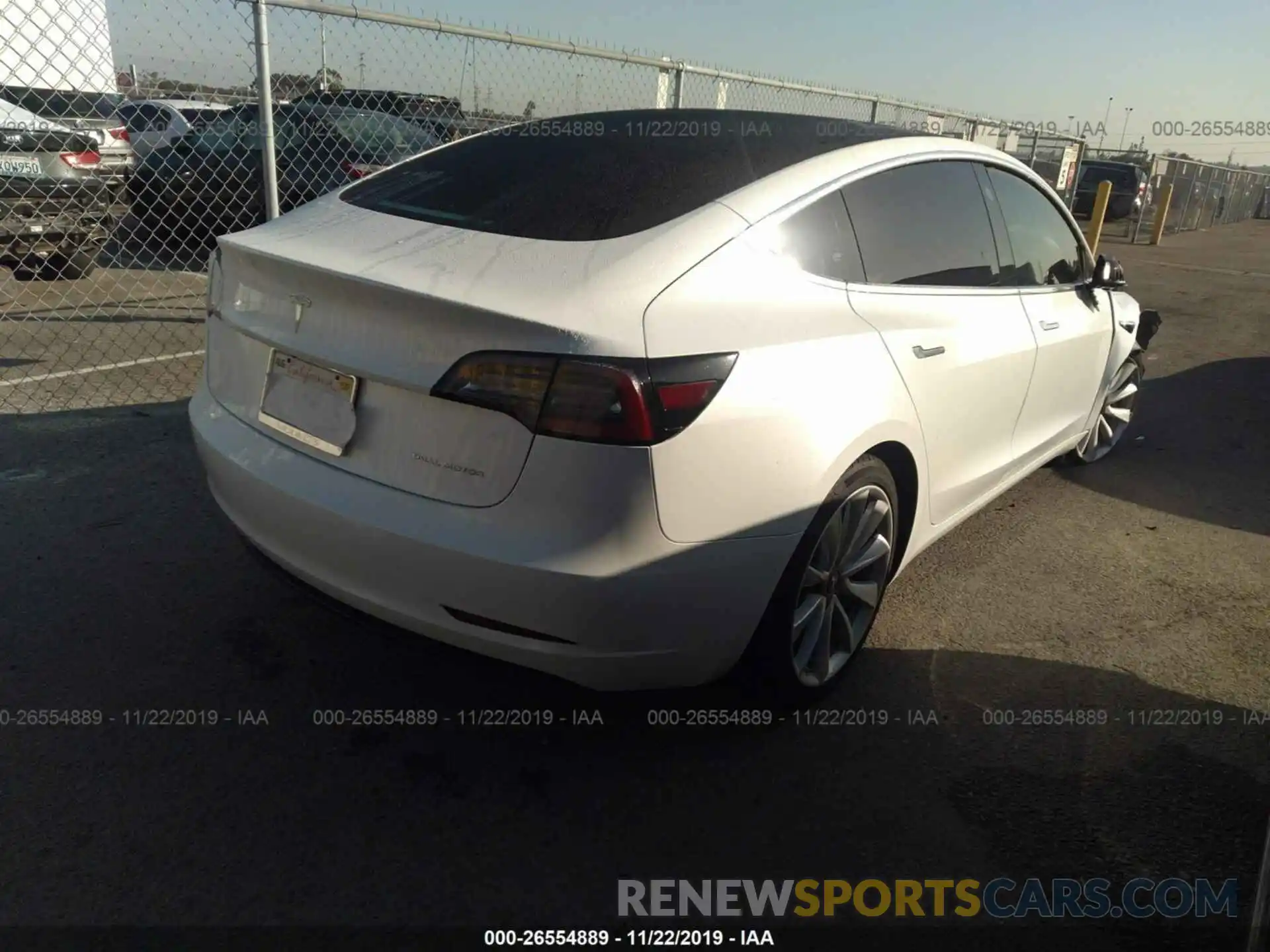 4 Photograph of a damaged car 5YJ3E1EB7KF390422 TESLA MODEL 3 2019