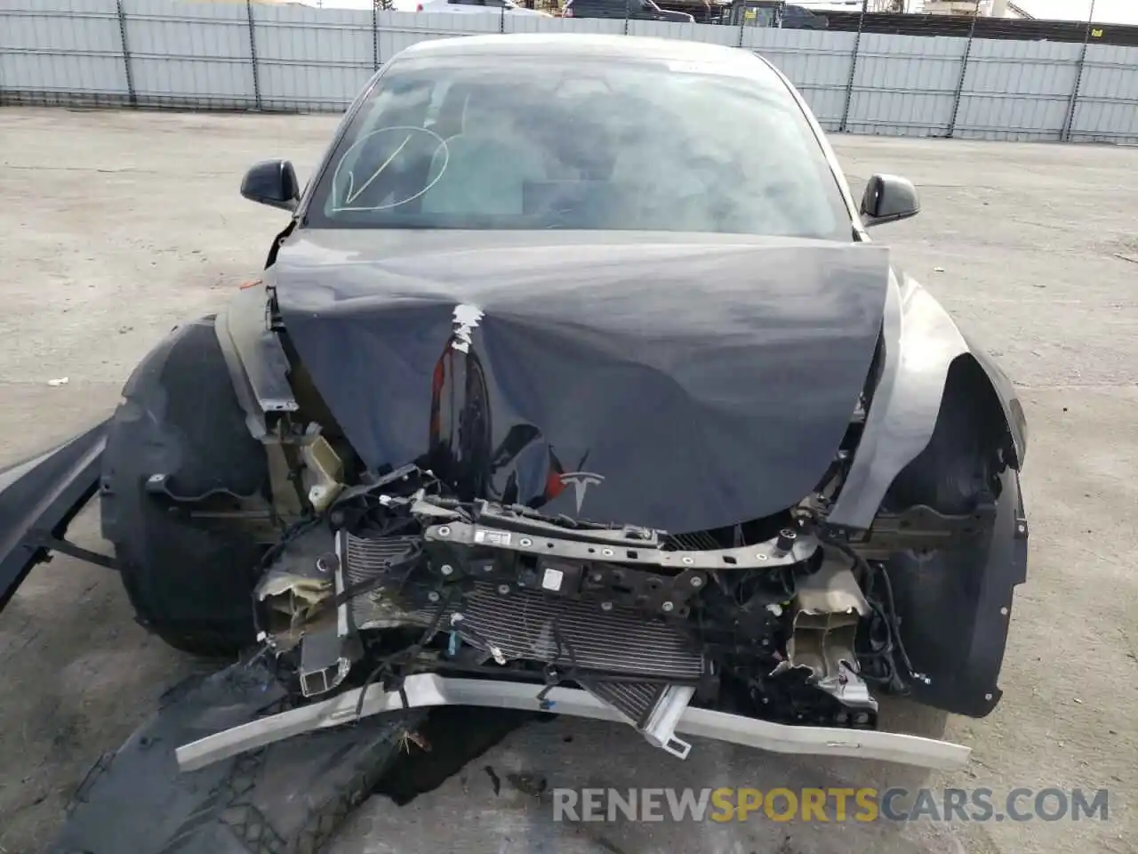 9 Photograph of a damaged car 5YJ3E1EB7KF390601 TESLA MODEL 3 2019